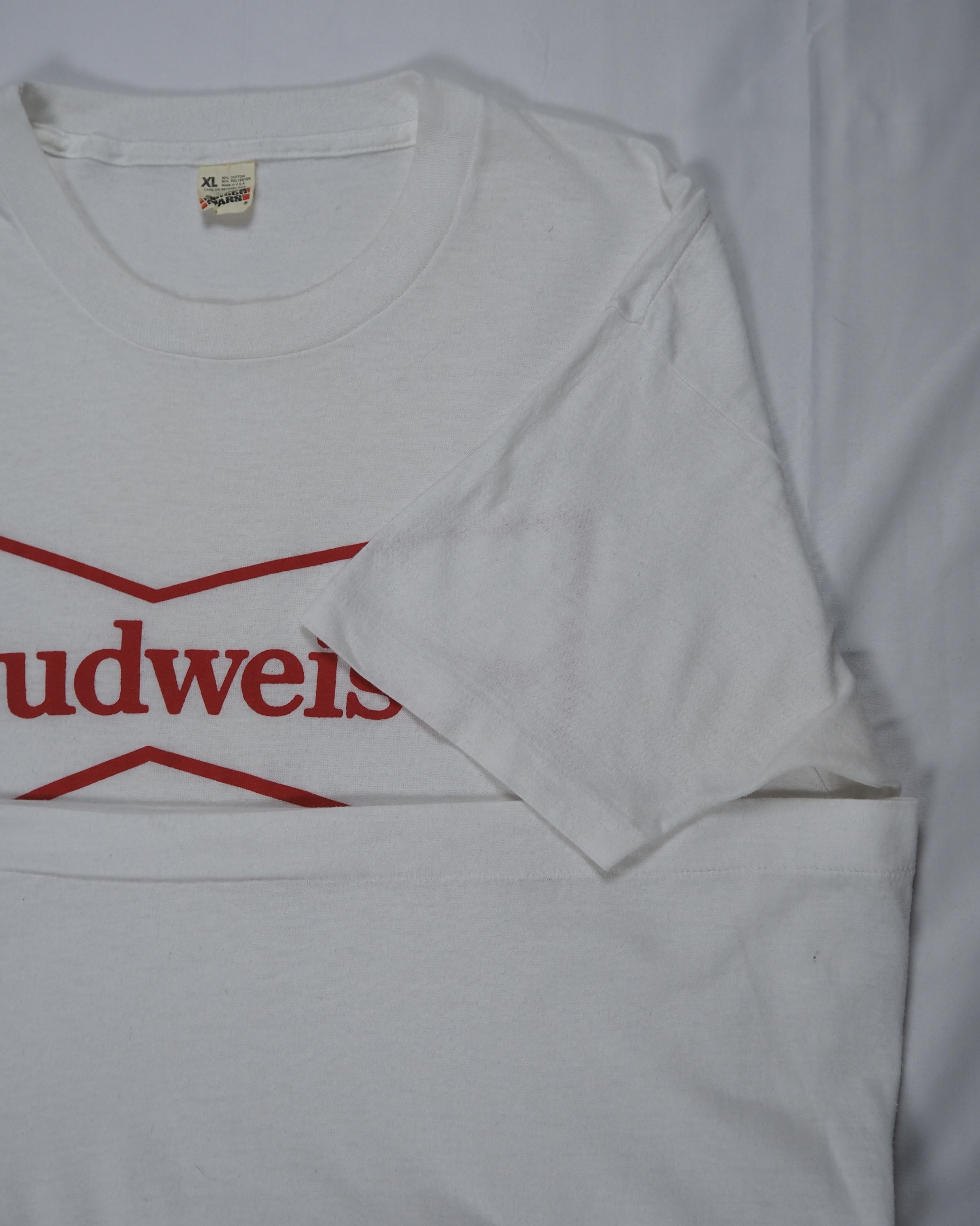 【VCM入荷】80’s スクリーンスターズ Budweiser ロゴTシャツ XLサイズ の画像 10