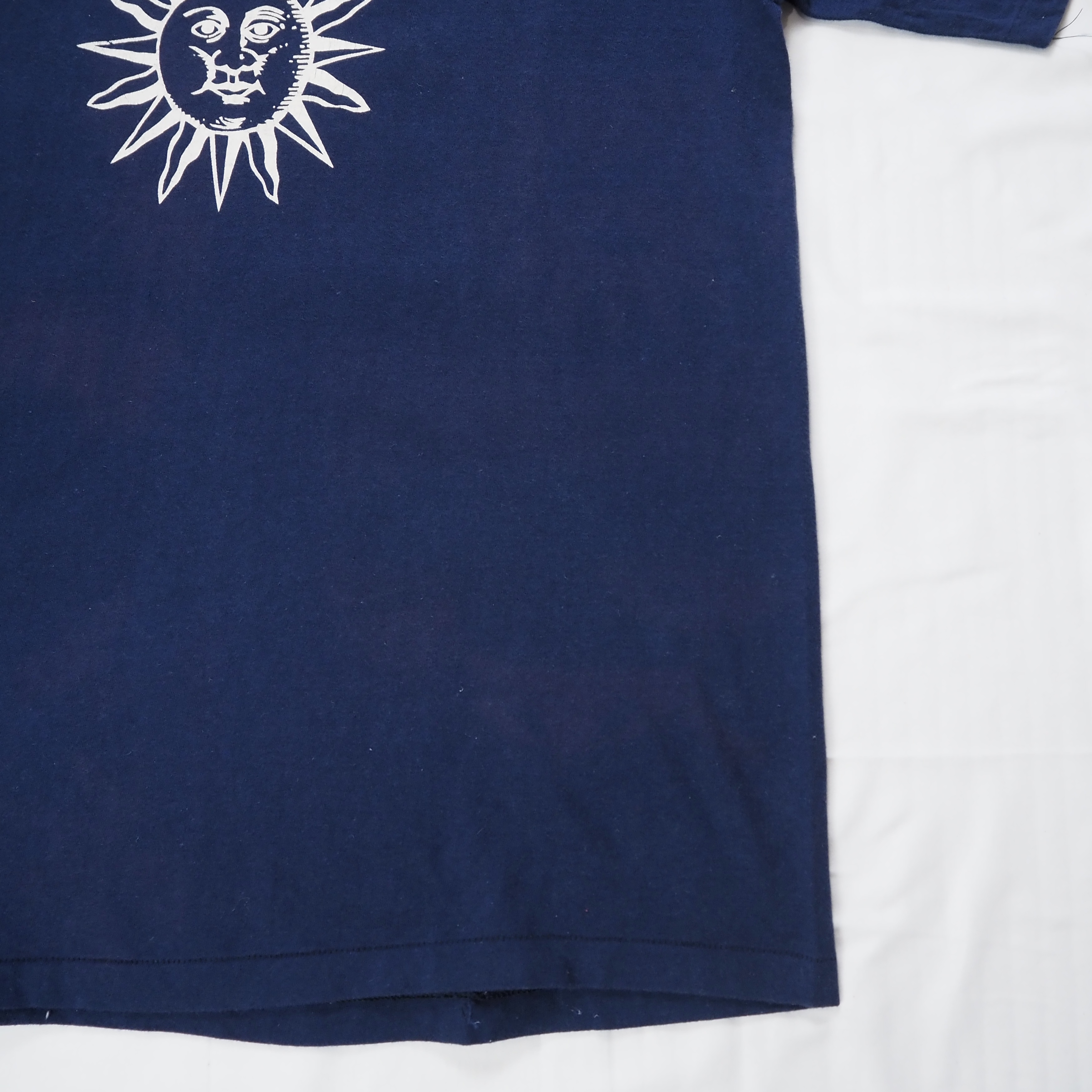 90’s Hanes プリントTシャツ オールドイングリッシュ XL ネイビー の画像 7