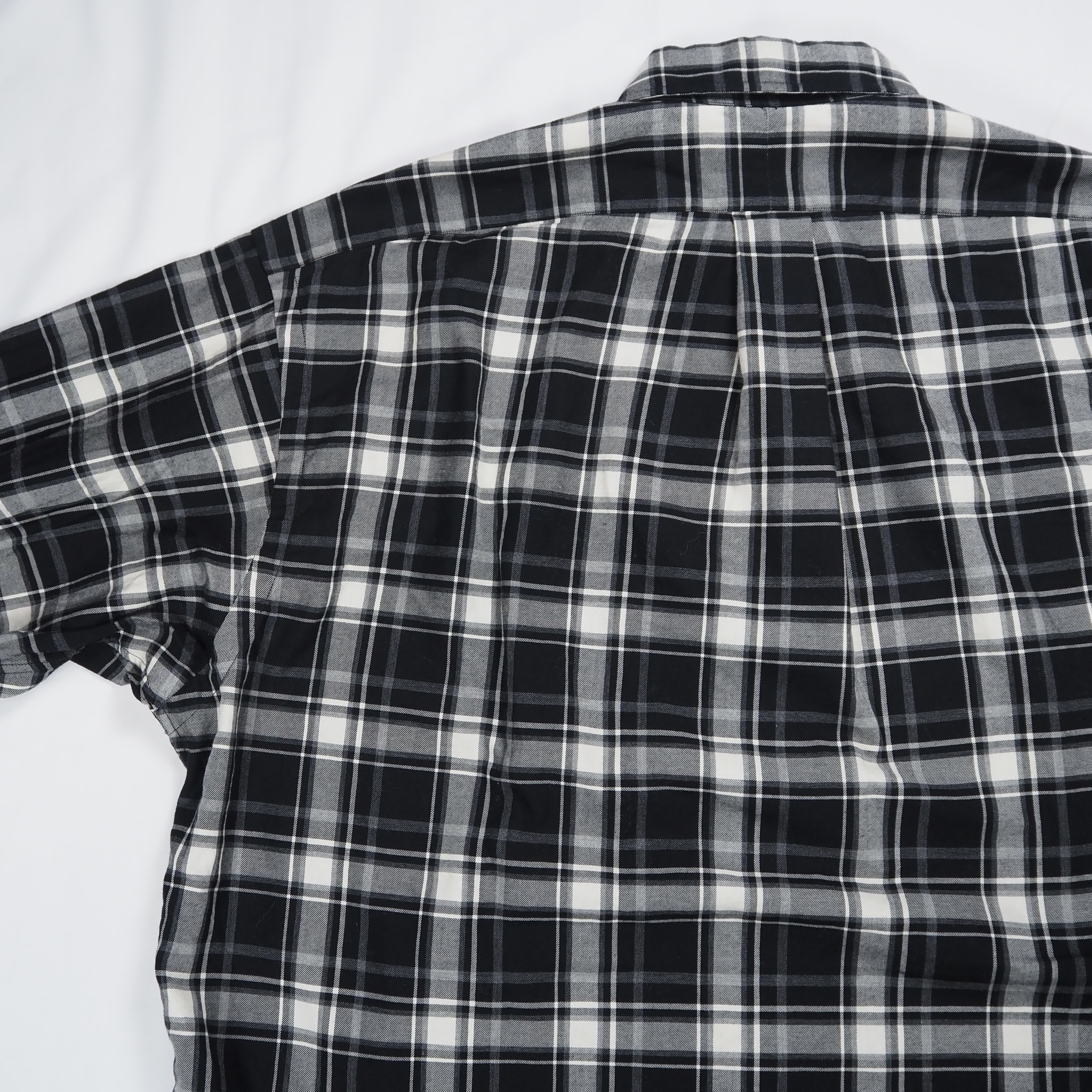 90’s Ralph Lauren Blake 長袖シャツ Sサイズ ブラック×ホワイト の画像 16