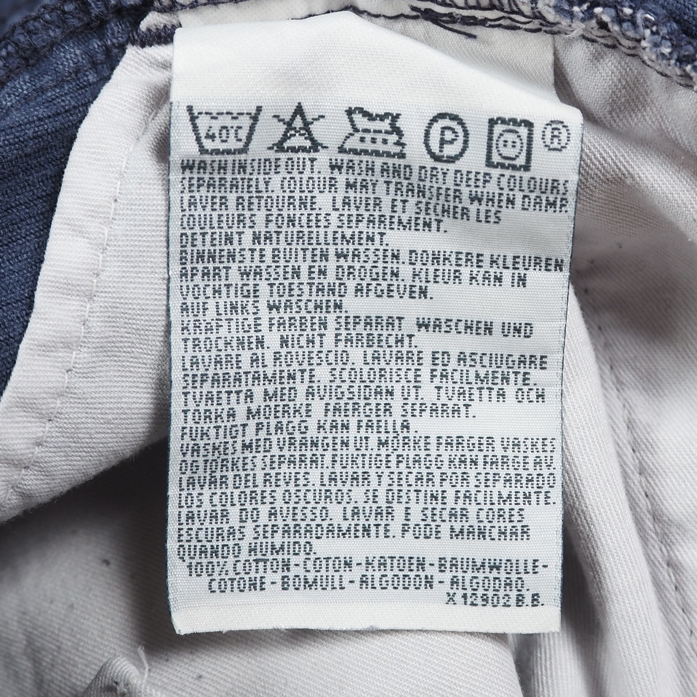 90’s Levi’s 551 コーデュロイパンツ 実寸34×30 ネイビー の画像 9