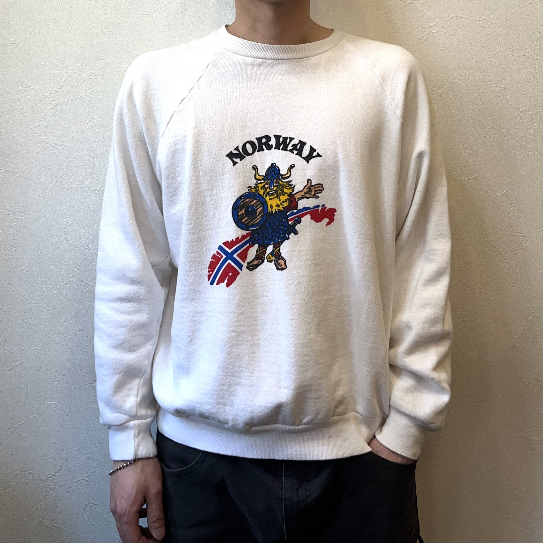 Vintage 80's【LWIF THESEN A/S】"NORWAY" Sweat の画像 3