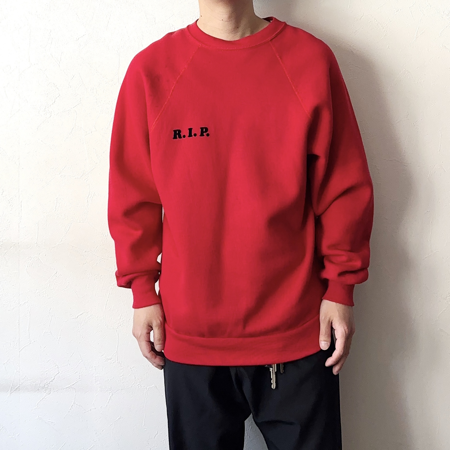 Vintage 80's【DISCUS Athletic】"IN MEMORY OF R.G." Sweat の画像 3