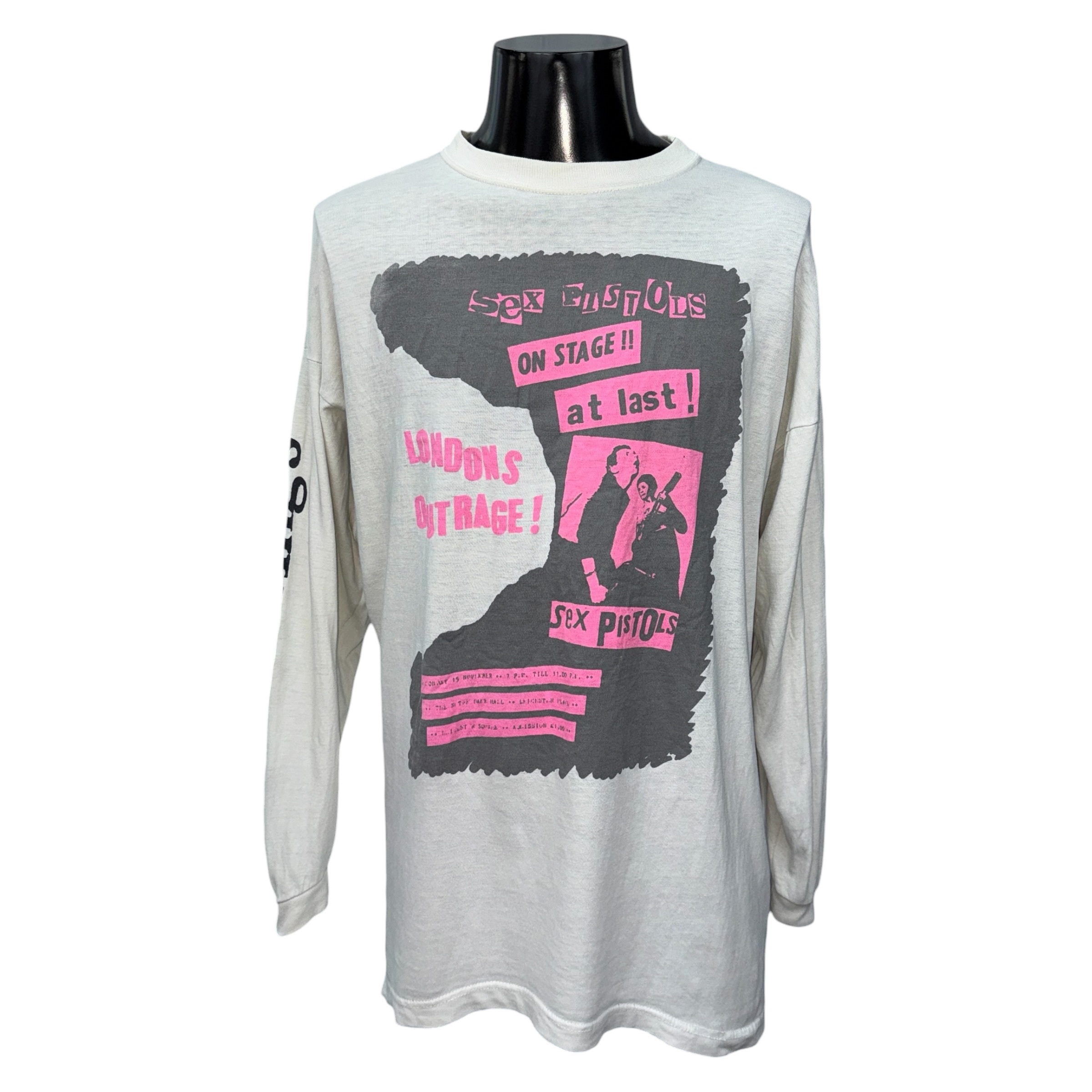 【SEX PISTOLS】セックス・ピストルズ “LONDON’S OUTRAGE” Vintage 長袖Tシャツ