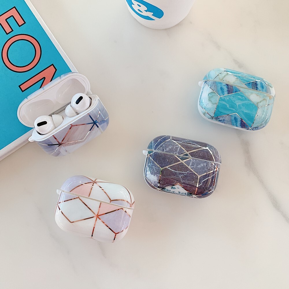 Airpodspro 大理石クロスブロック 全商品在庫確保済 Airpodsケース