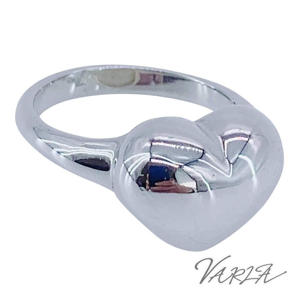 シルバーリング 指輪 Silver925 シンプル レディース シンプル シルバー925 カジュアル アクセサリー 小物 ファッション小物 デイリー おしゃれ ワンポイント ぷっくり ハート かわいいsirn012 Varla