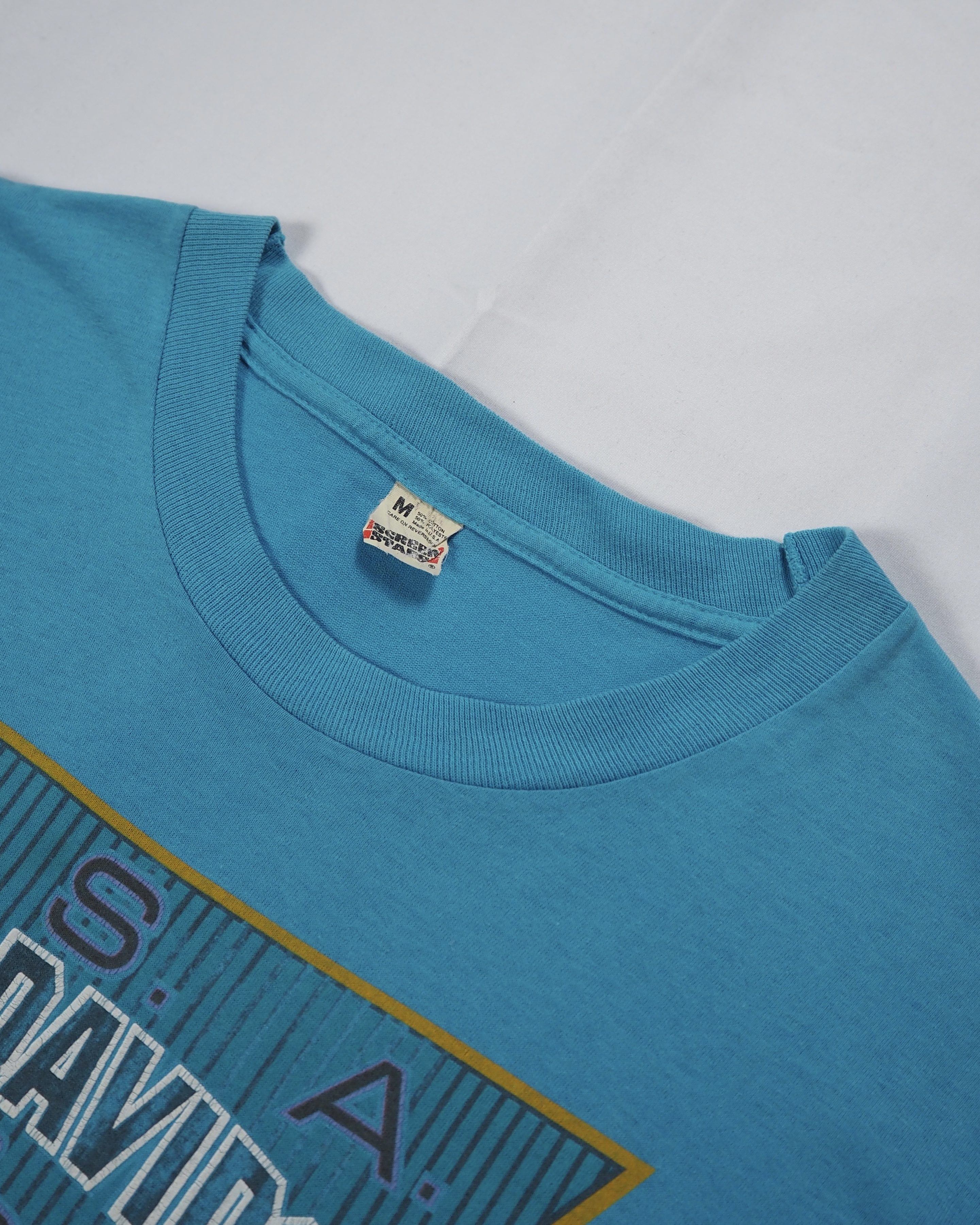 80’s Harley Davidson Tシャツ 水色 Mサイズ の画像 11