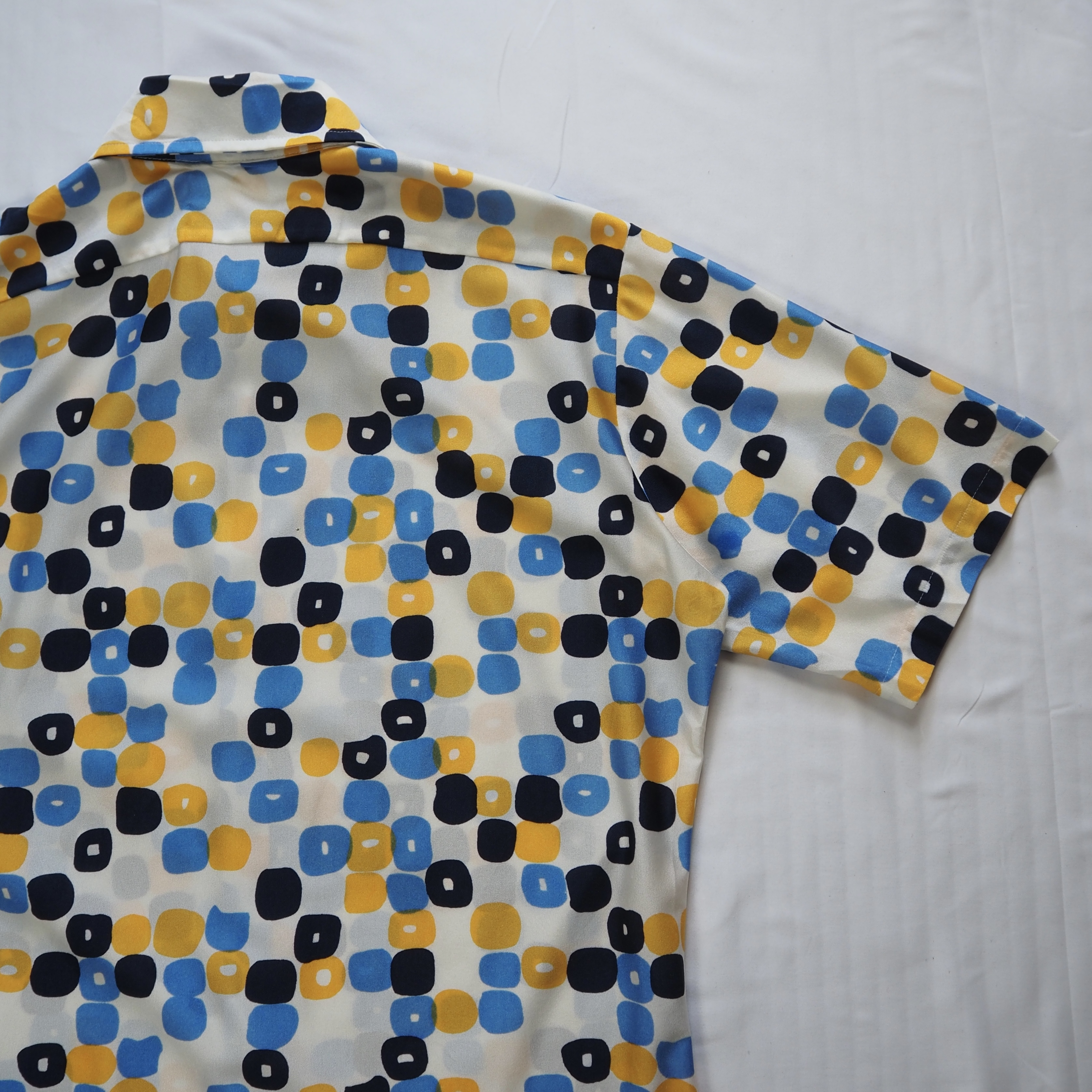 70’s 柄シャツ ポリエステルシャツ の画像 12