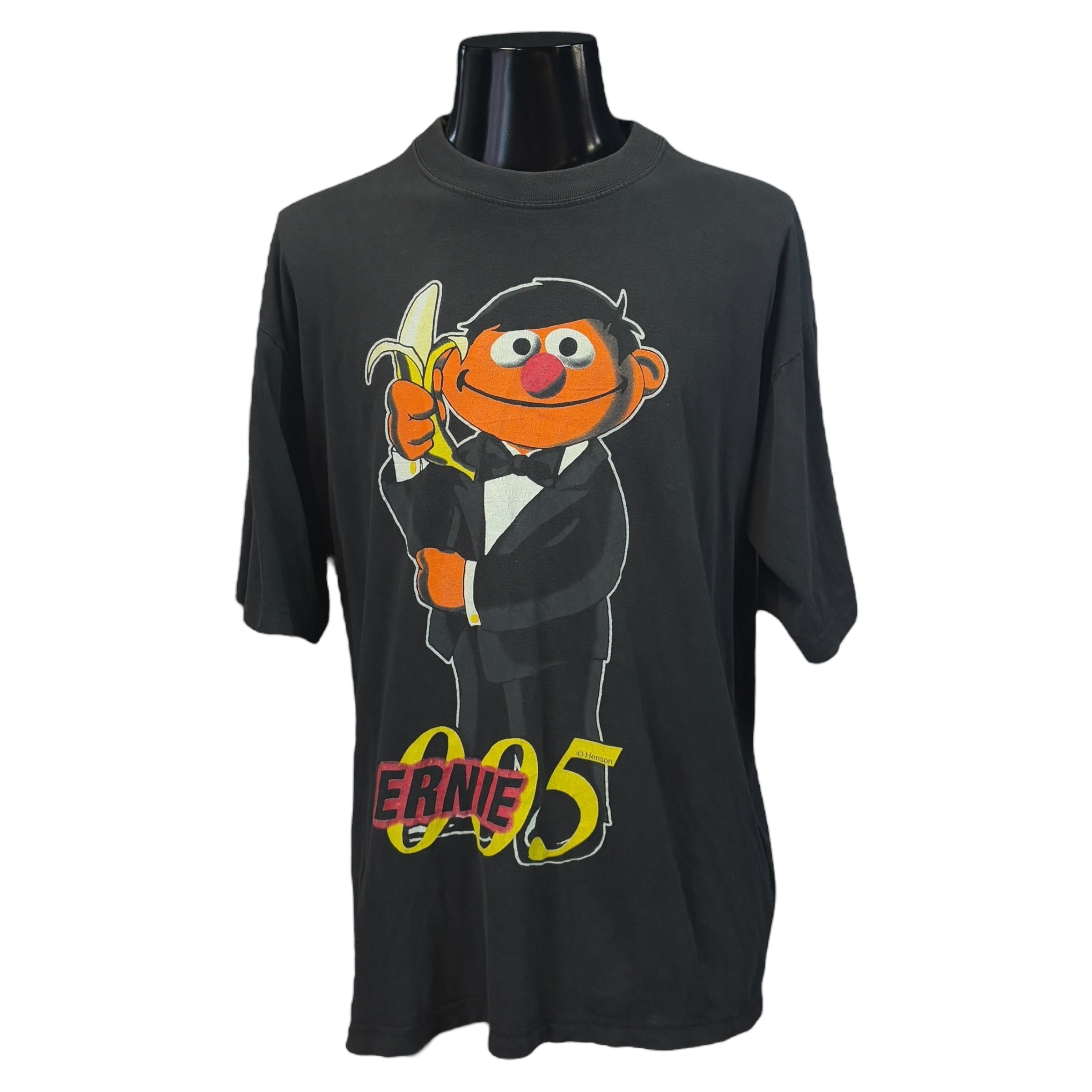 【SESAMI STREET】セサミストリート “Ernie アーニー 005” Tシャツ XL相当
