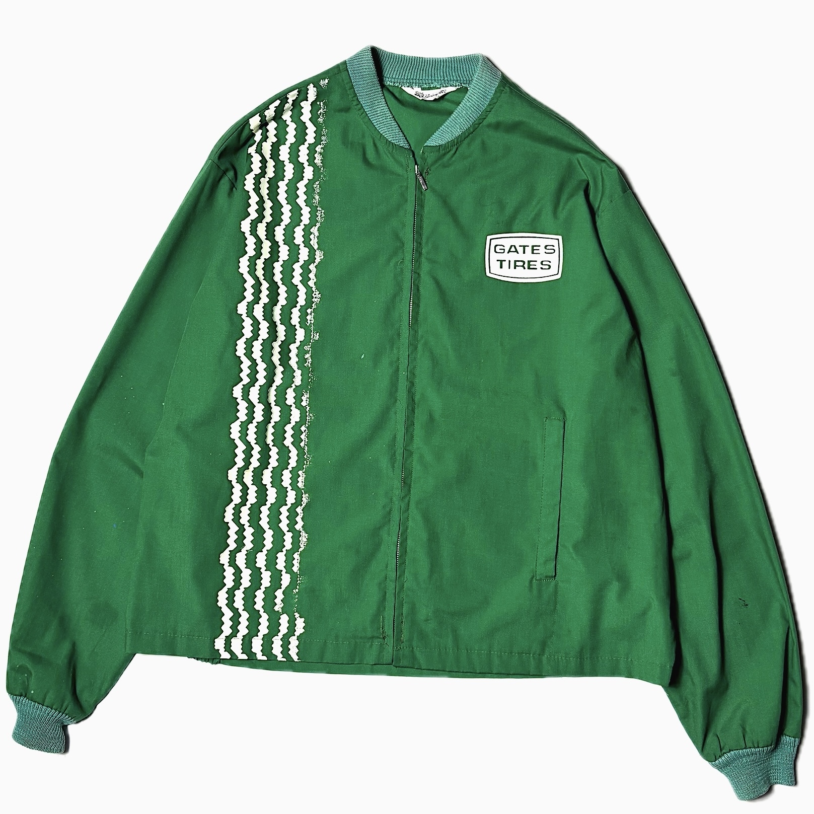 Vintage 60's【Swingster】"GATES TIRES" Lacing Jacket