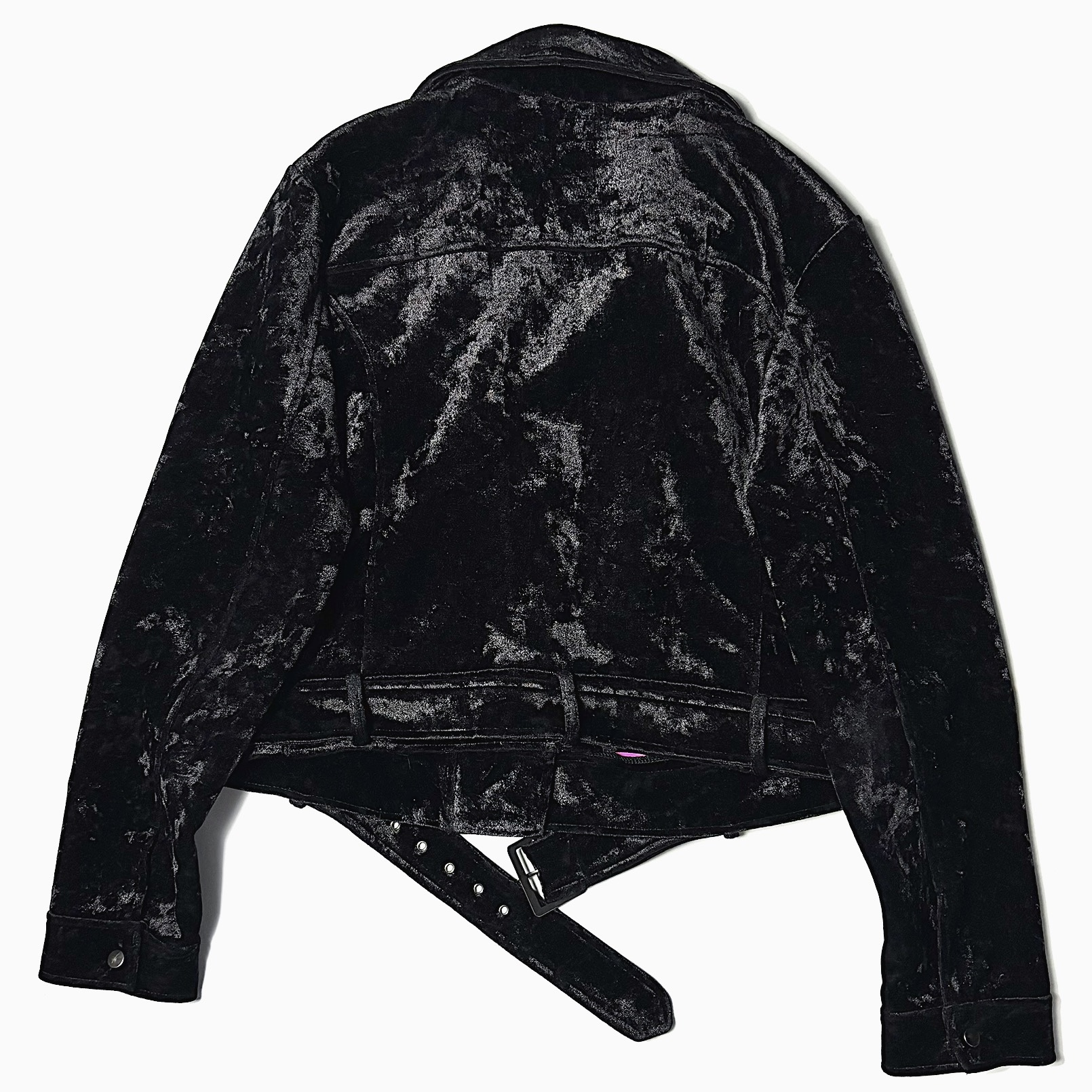Y2K Velvet Double Riders Jacket の画像 2