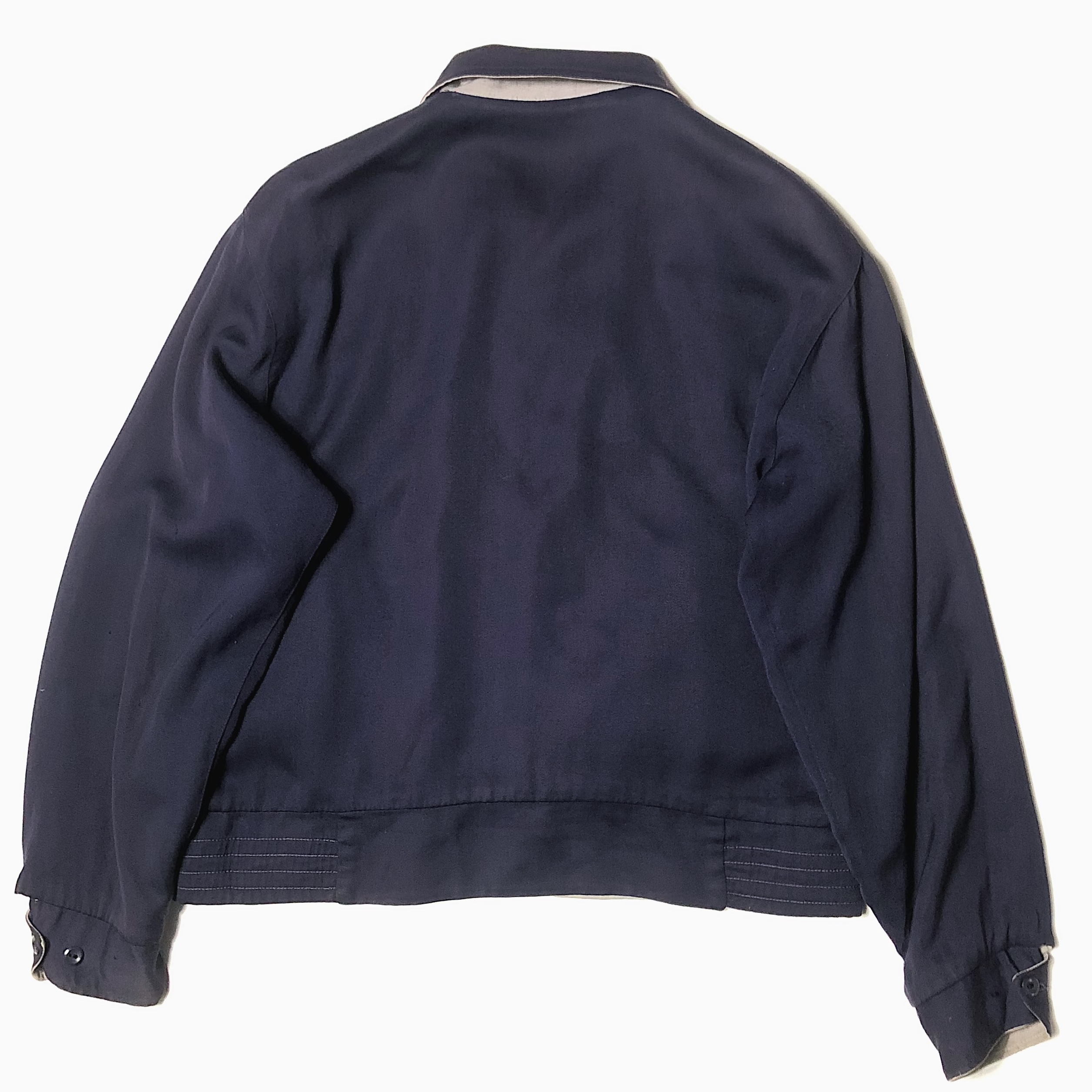 Vintage 50's Reversible Rayon Gabardine Jacket の画像 2