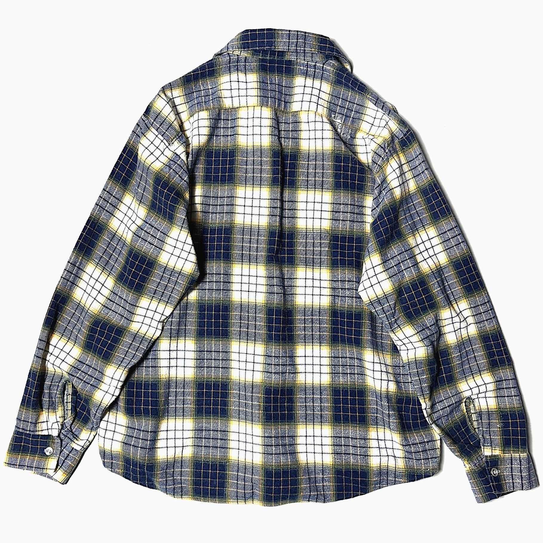 Vintage 70's【KINGSPORT】Grunge Print Flannel Shirt の画像 2