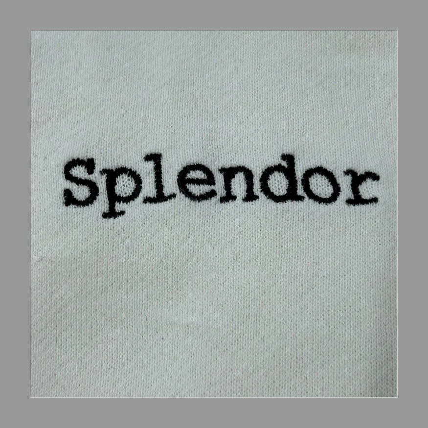 COLZA Splendor 白 スウェット 長袖 ロゴプリント レディース M の画像 6