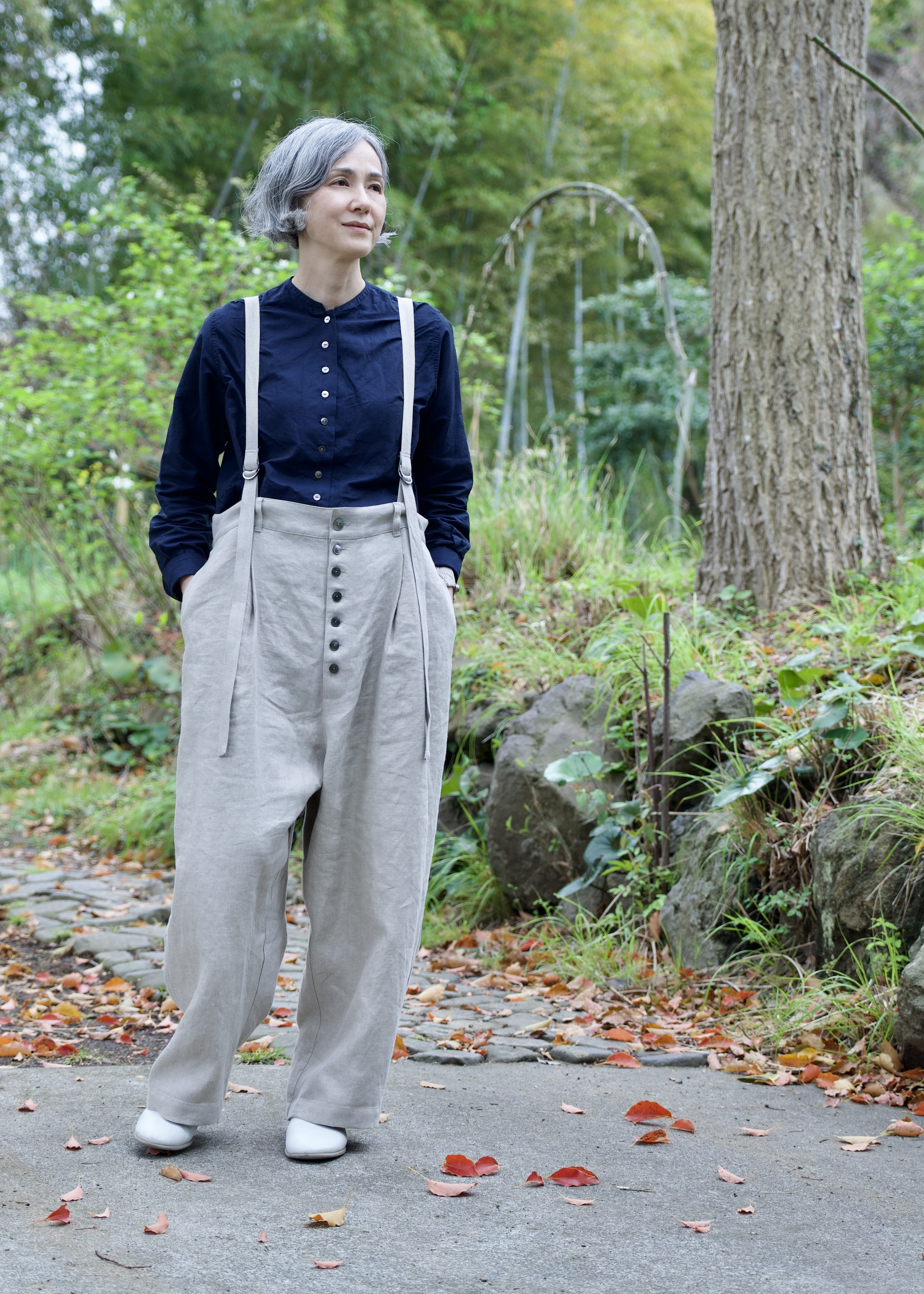 Ripustaa Salopette：リプスタサロペット <ecru> #unisex