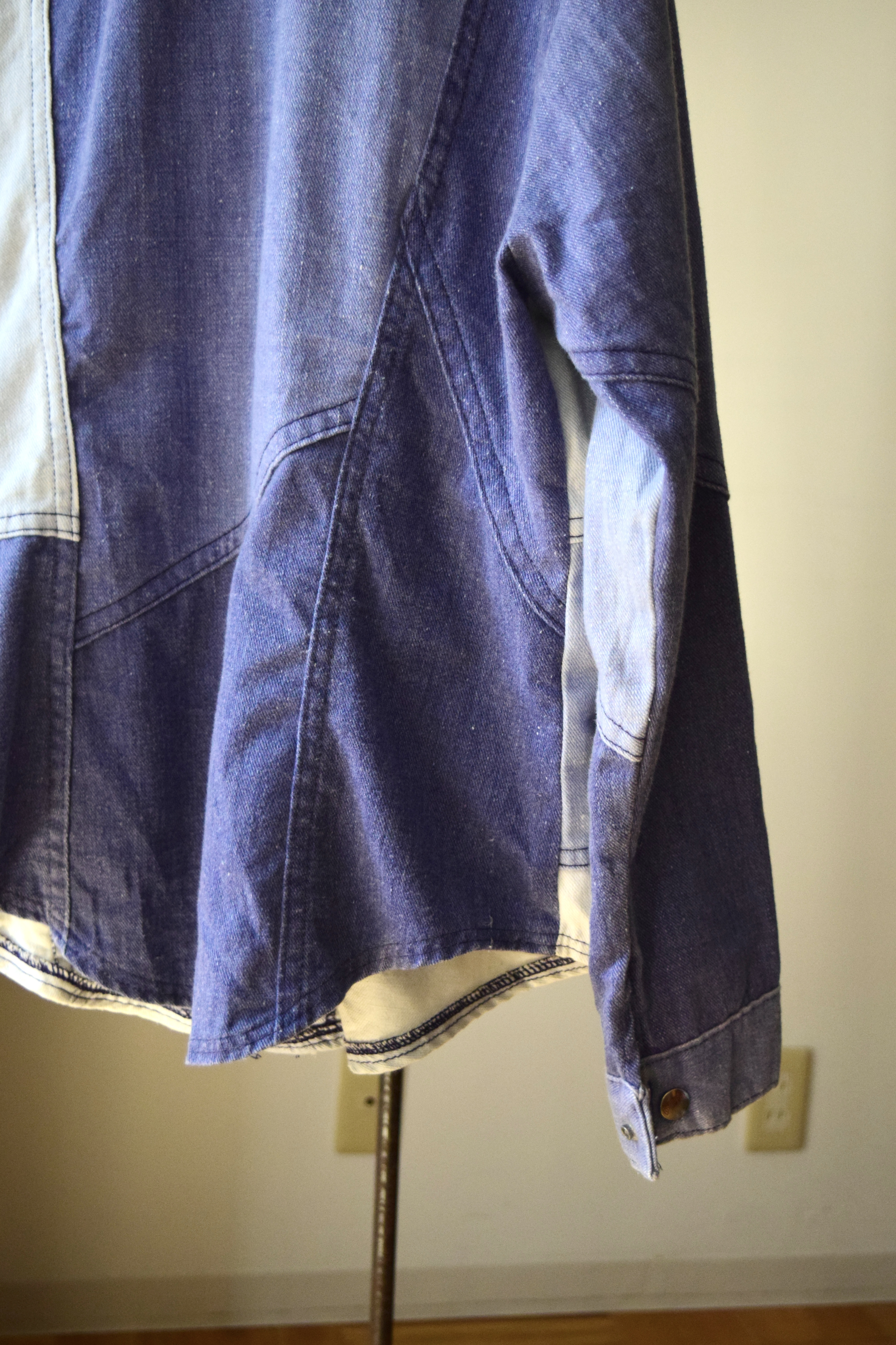 〜1970s MAVERICK Patchwork western shirt の画像 11