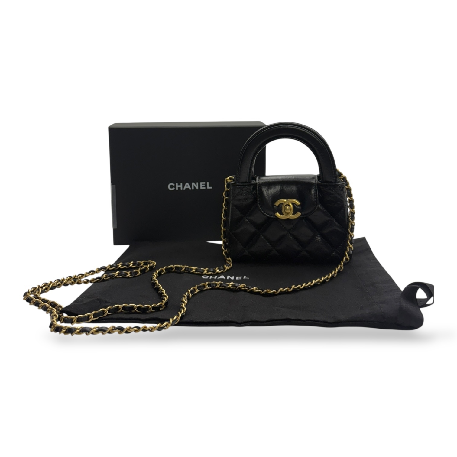 【CHANEL】シャネル ココマークミニチェーンクラッチ ショルダーバッグ
