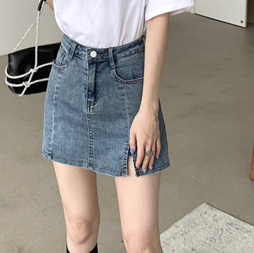 スカート ミニスカート デニムスカート ショート ショート丈 かわいい 大人可愛い きれいめ シンプル カジュアル 大人 上品 おしゃれ お洒落 かっこいい レトロ 大人女子 こなれ感 ラフ