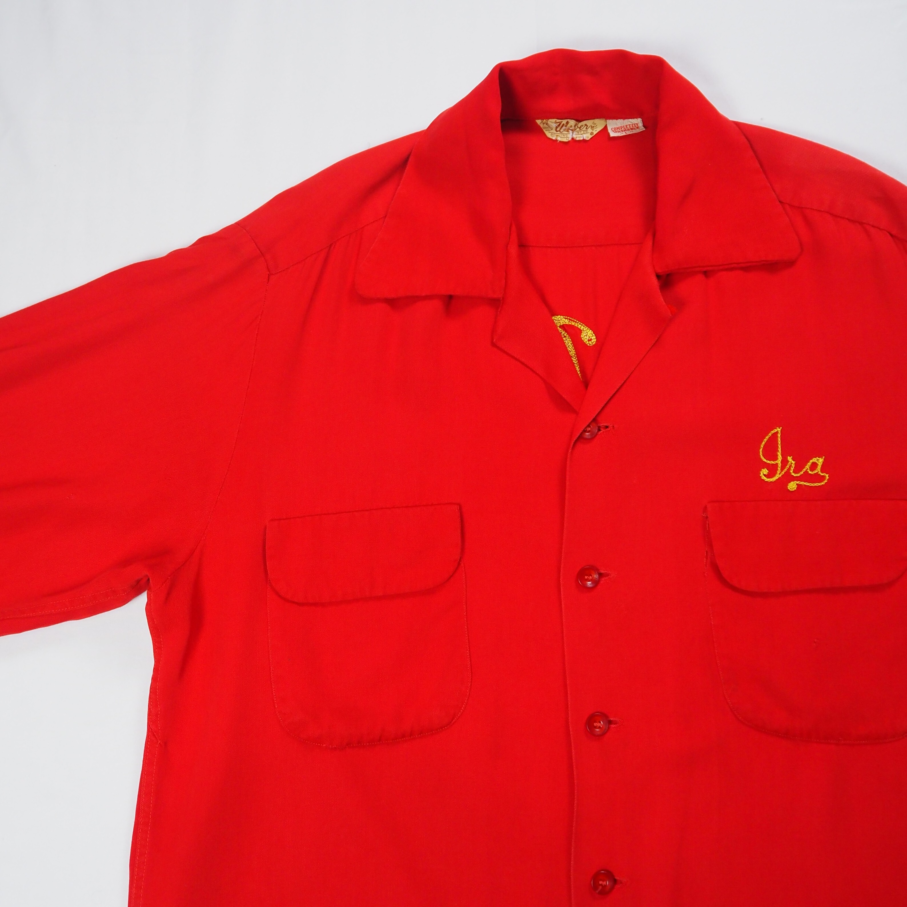 【9/19(土) 入荷商品】50's レーヨンシャツ チェーンステッチ の画像 13