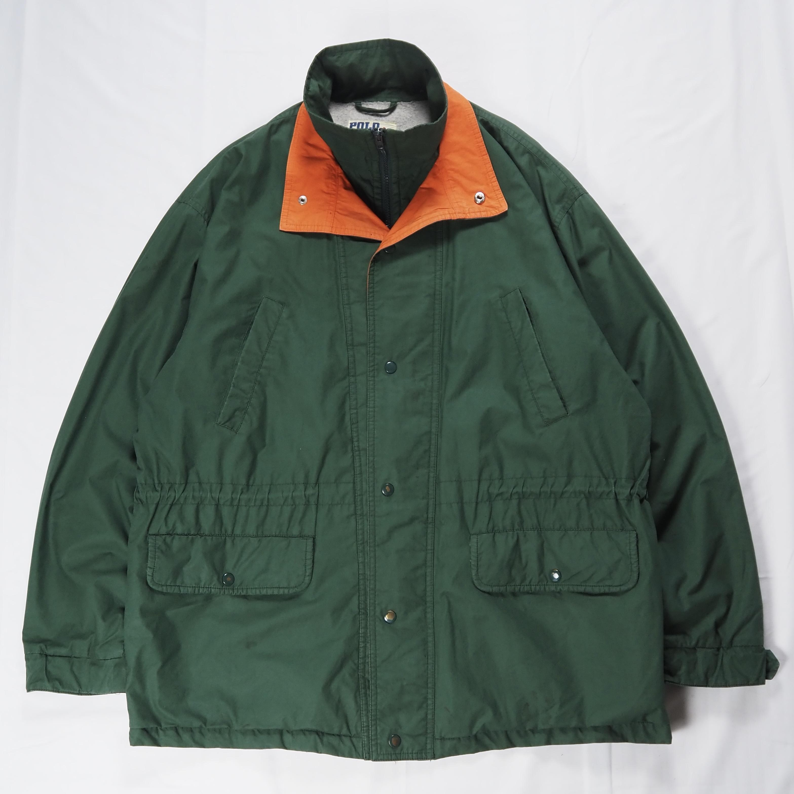 90’s Ralph Lauren ジャケット Mサイズ グリーン×オレンジ の画像 2
