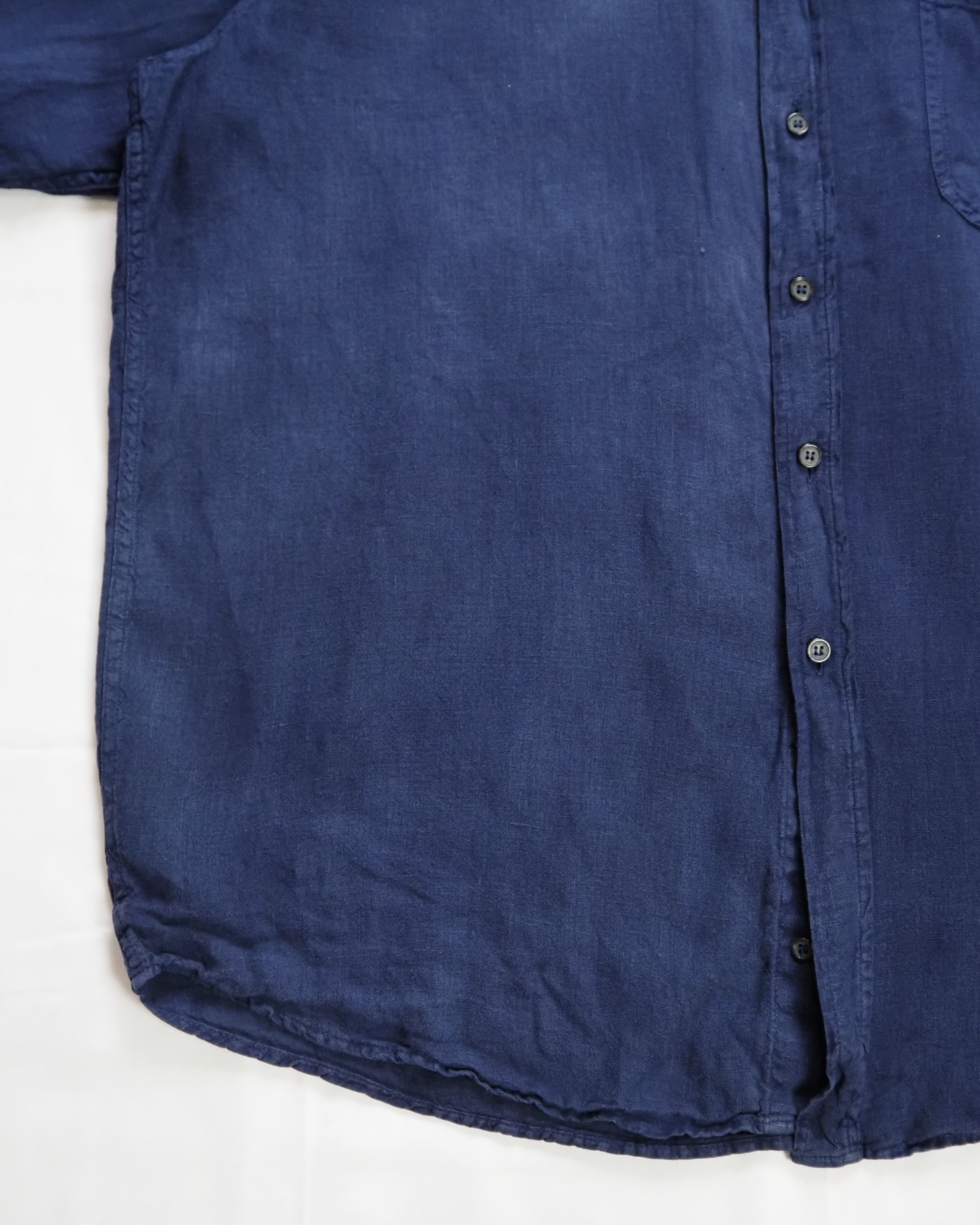 90’s OLD GAP リネンシャツ ネイビー XL の画像 4