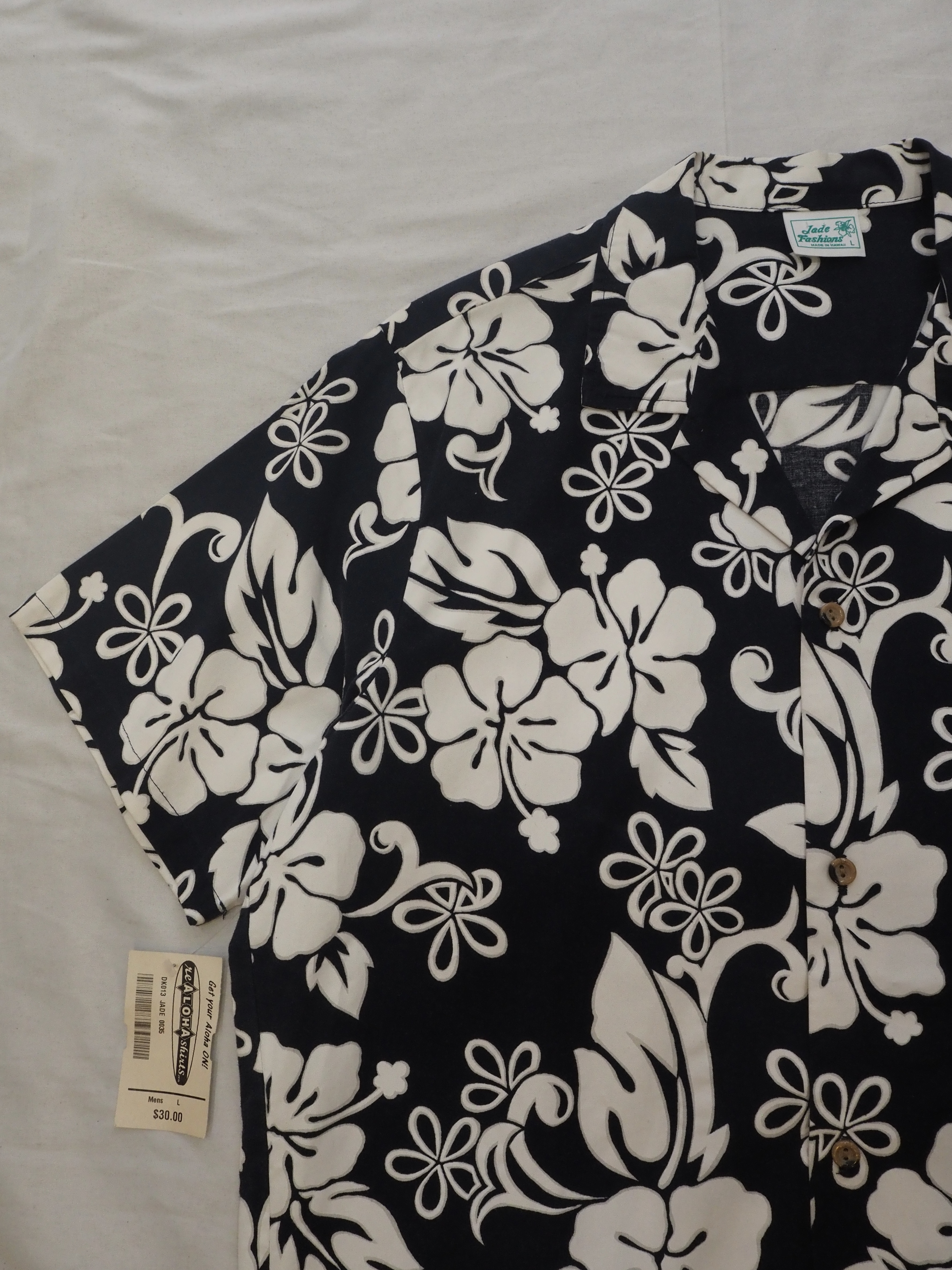 90’s Hawaiian Shirt “Dead Stock” の画像 2