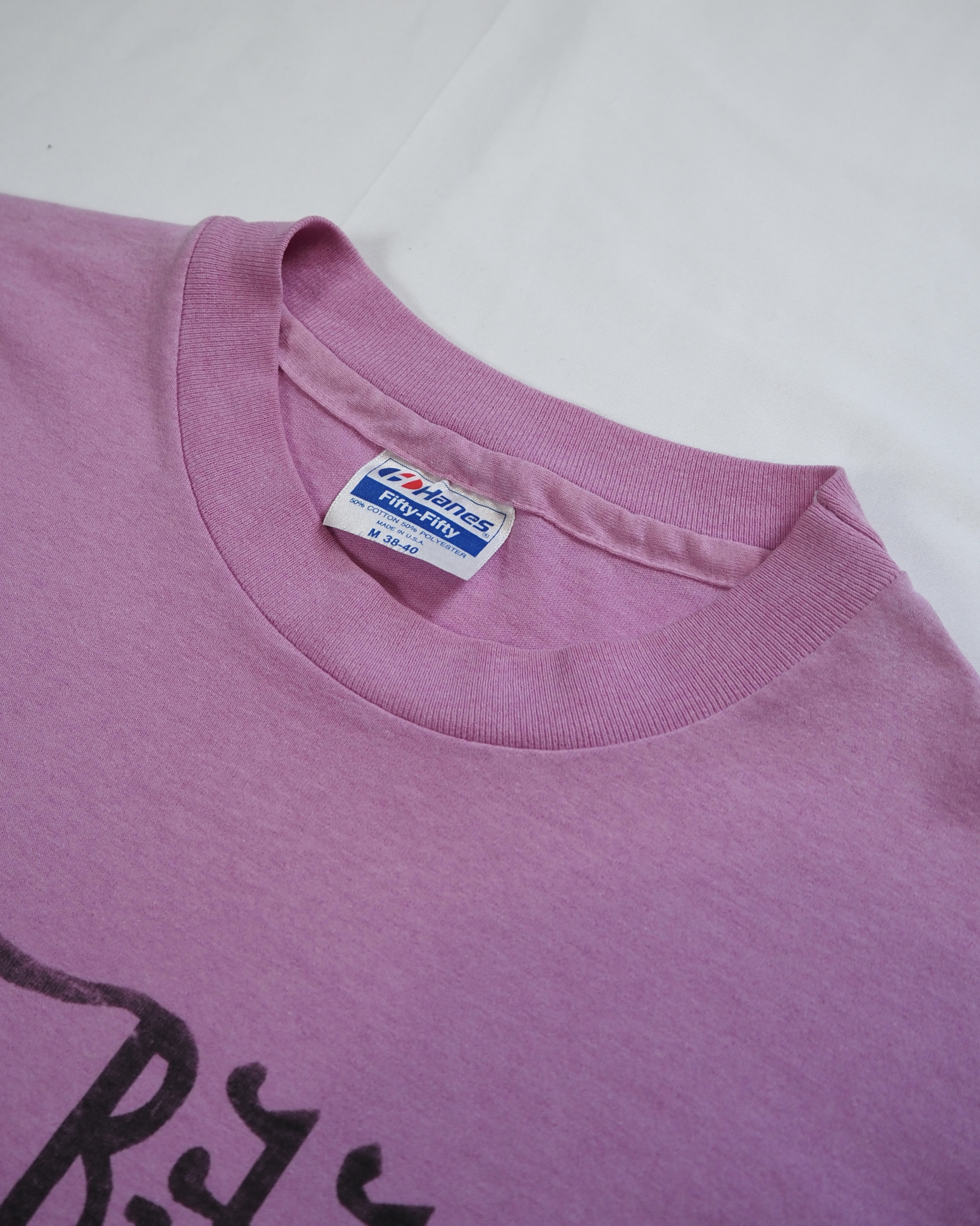 80’s Hanes “You Bitch” Tシャツ Mサイズ パープル の画像 8