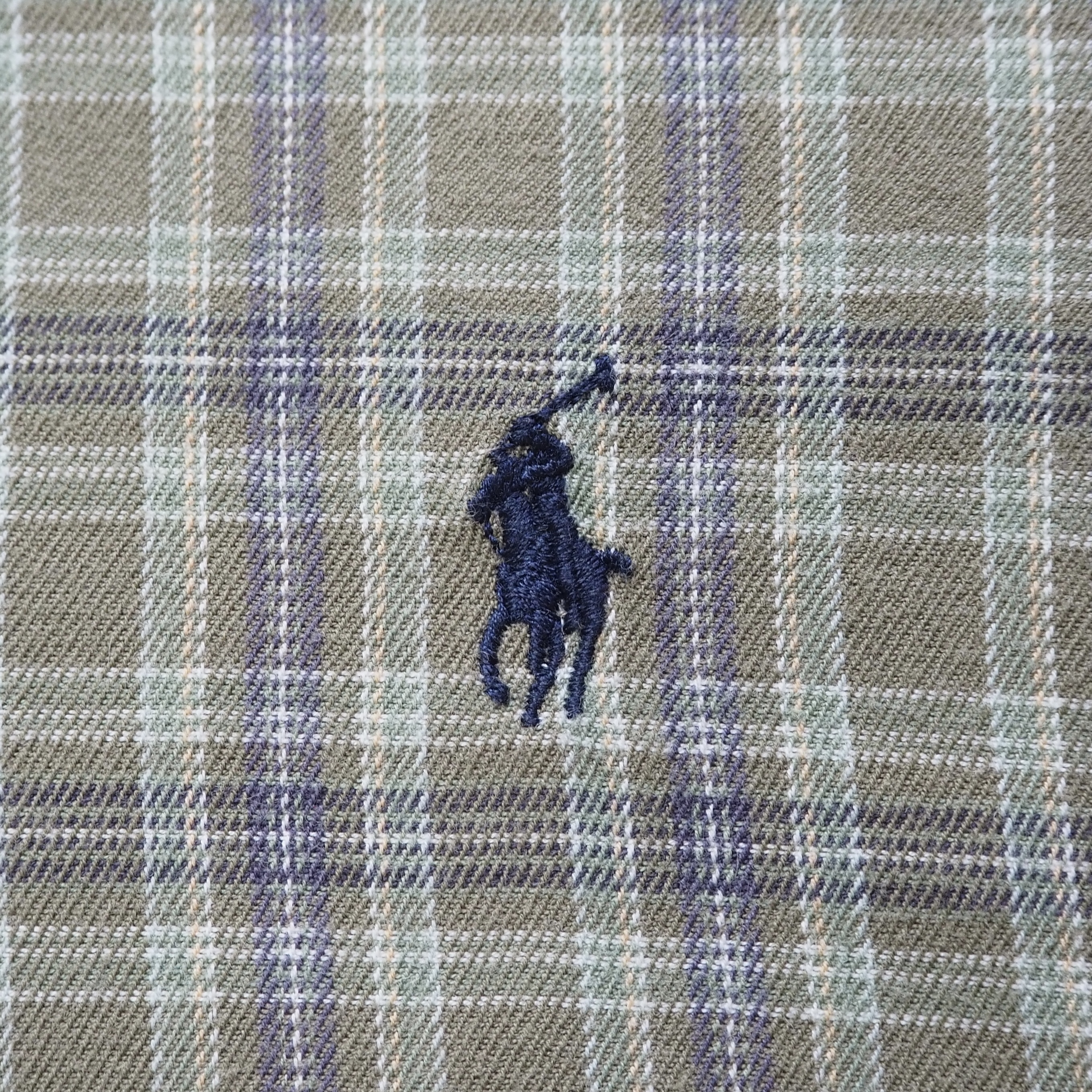 90’s Ralph Lauren ライトフランネルシャツ Mサイズ の画像 9
