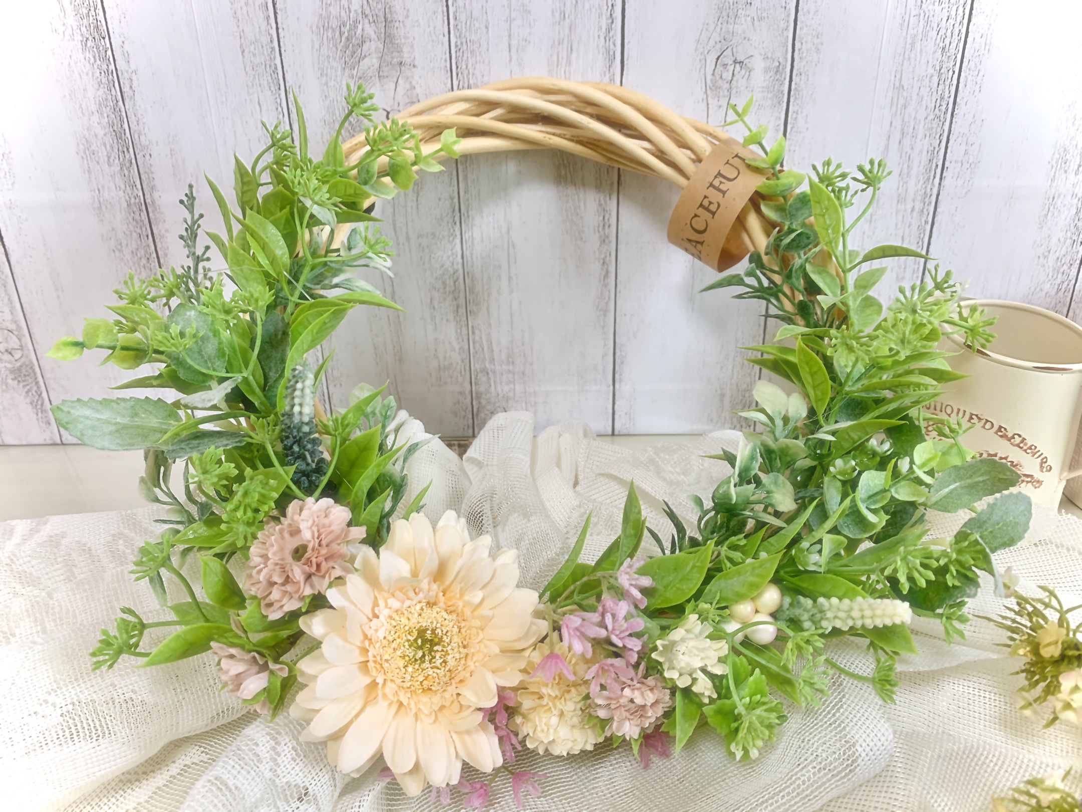 春リース 25cm Peaceful 春リース 25cm Peaceful