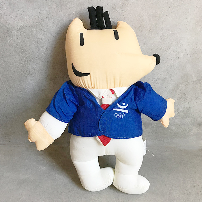 1992バルセロナオリンピック公式キャラクター コビー Cobi ぬいぐるみ 東京キッチュ Ofuru