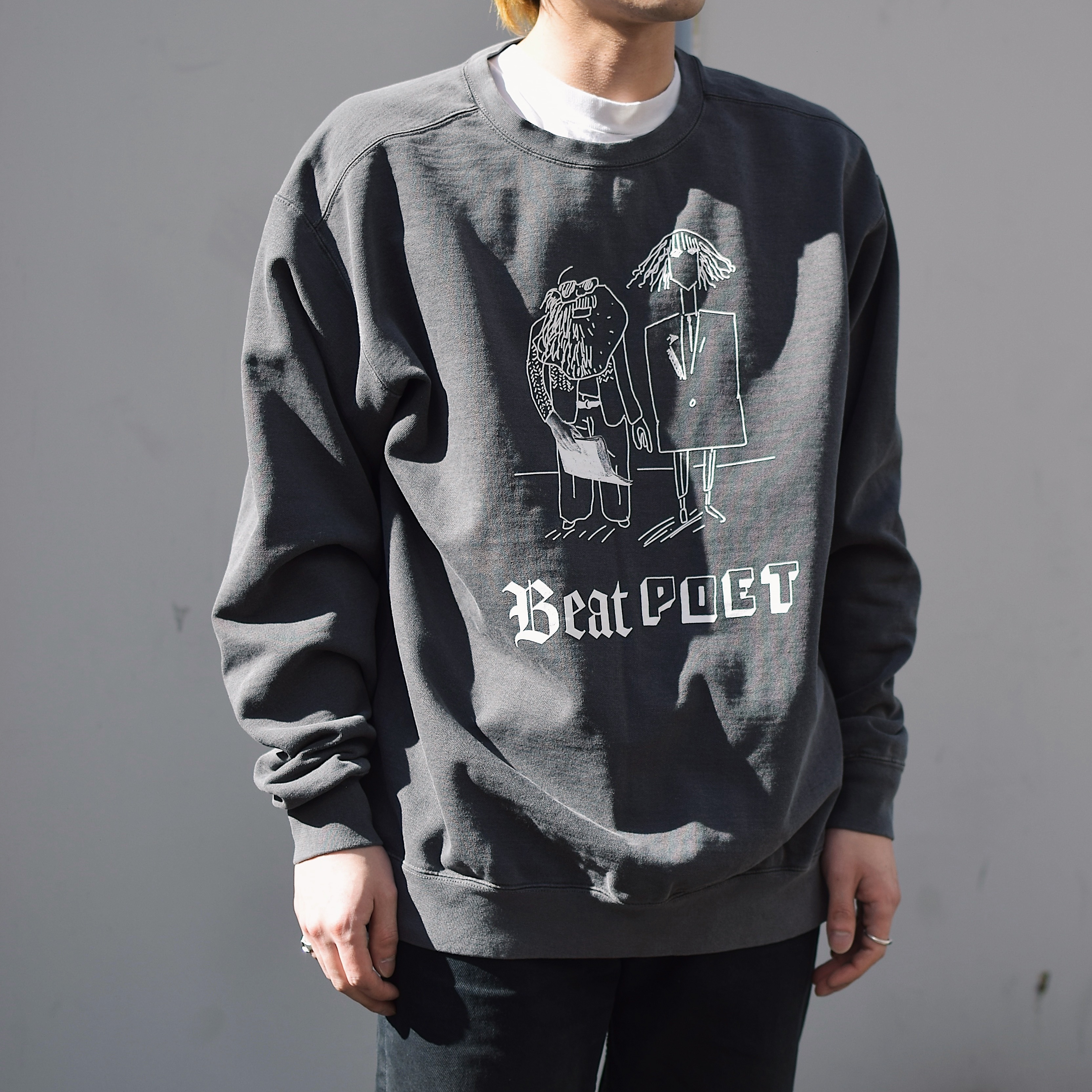 【TODAY edition】VILLAGE #03 CN Sweat LS（CHARCOAL） の画像 3