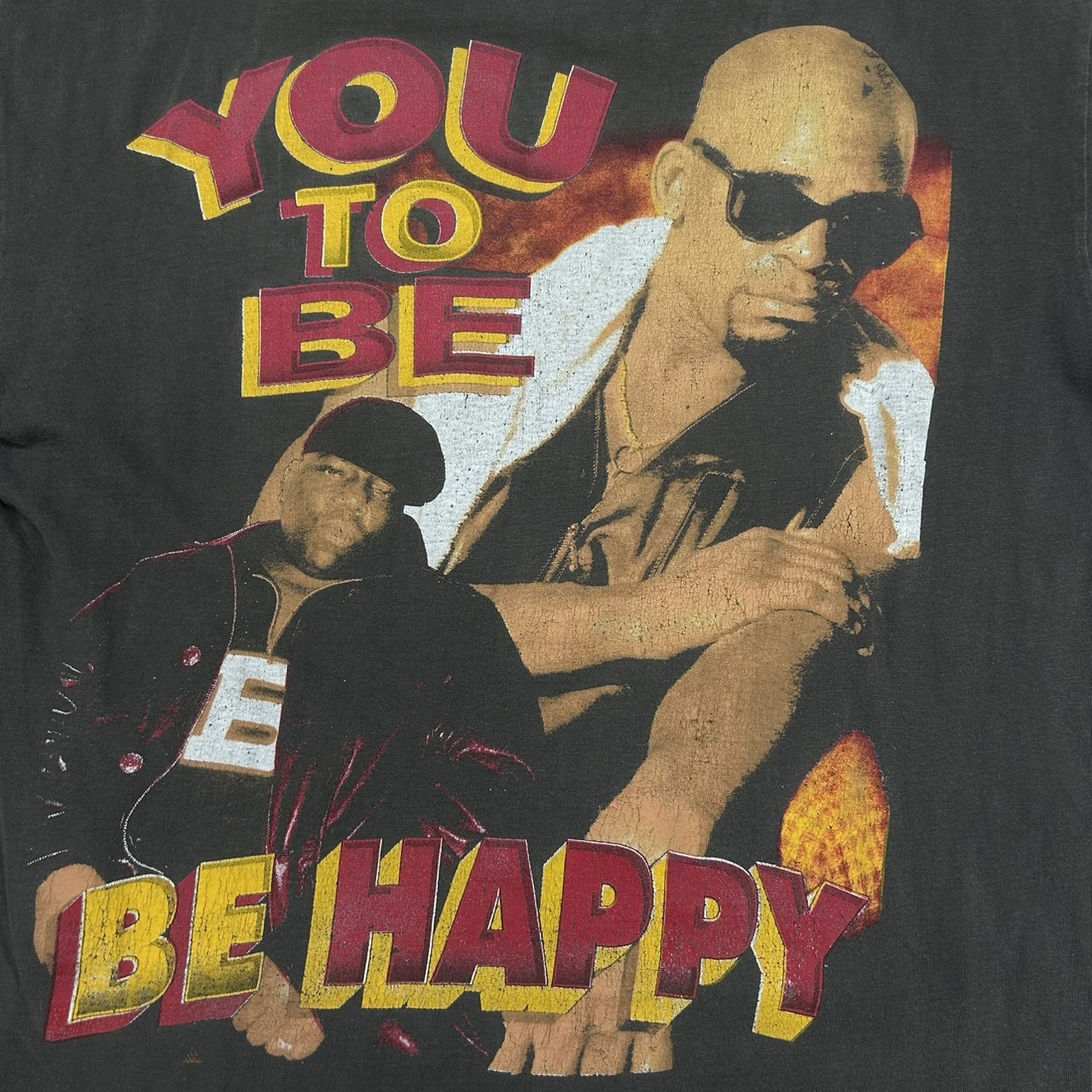 R. Kelly × Notorious B.I.G. 90s Bootleg Rap Tee Vintage Hip Hop T-Shirt L の画像 5