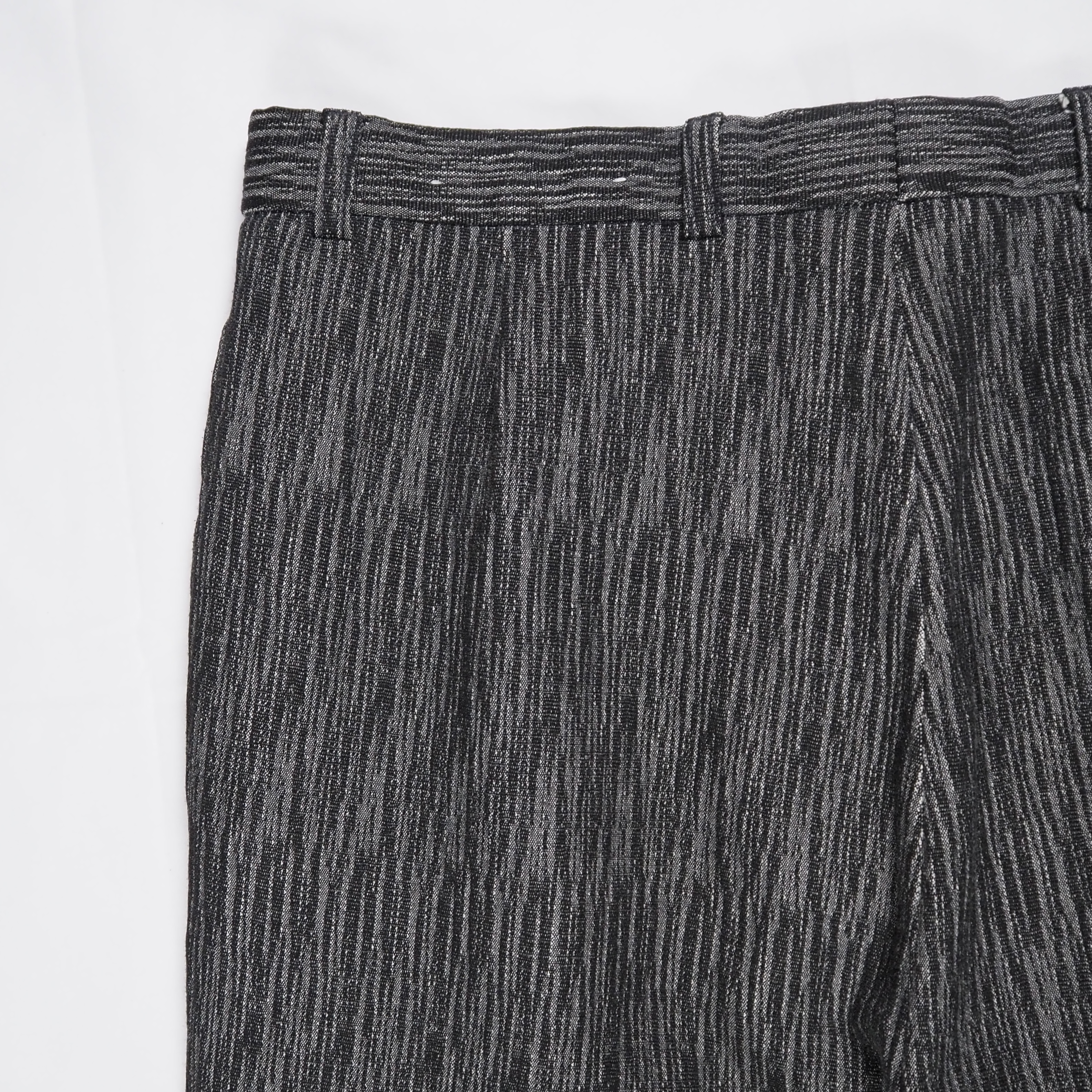 80’s Rayon Slacks 3タック グレー 30×33 の画像 12