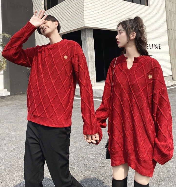 ワンポイント ハート ニット ワンピース 0707 カップル ペアルック リンクコーデ カジュアル お揃い ニットワンピ セーター 夫婦 親子 カップルのリンクコーデ専門店 Pair Cele ペアセレ ワンポイント ハート ニット ワンピース 0707 カップル ペアルック リンクコーデ カジュアル お揃い ニットワンピ セーター 夫婦 親子 カップルのリンクコーデ専門店 Pair Cele ペアセレ