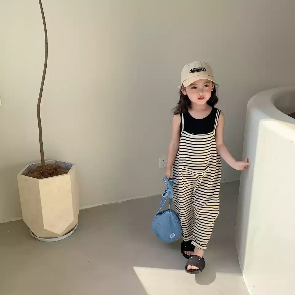 ボーダー サロペット 可愛い 夏 21 女の子 ベビー キッズ 男の子 オーバーオール Ayu Select ボーダー サロペット 可愛い 夏 21 女の子 ベビー キッズ 男の子 オーバーオール Ayu Select