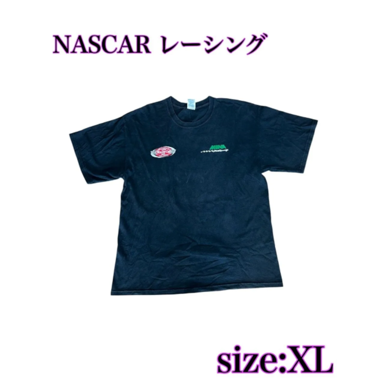 NASCAR ウィンストンカップシリーズ レーシング ブラック XL Tシャツ