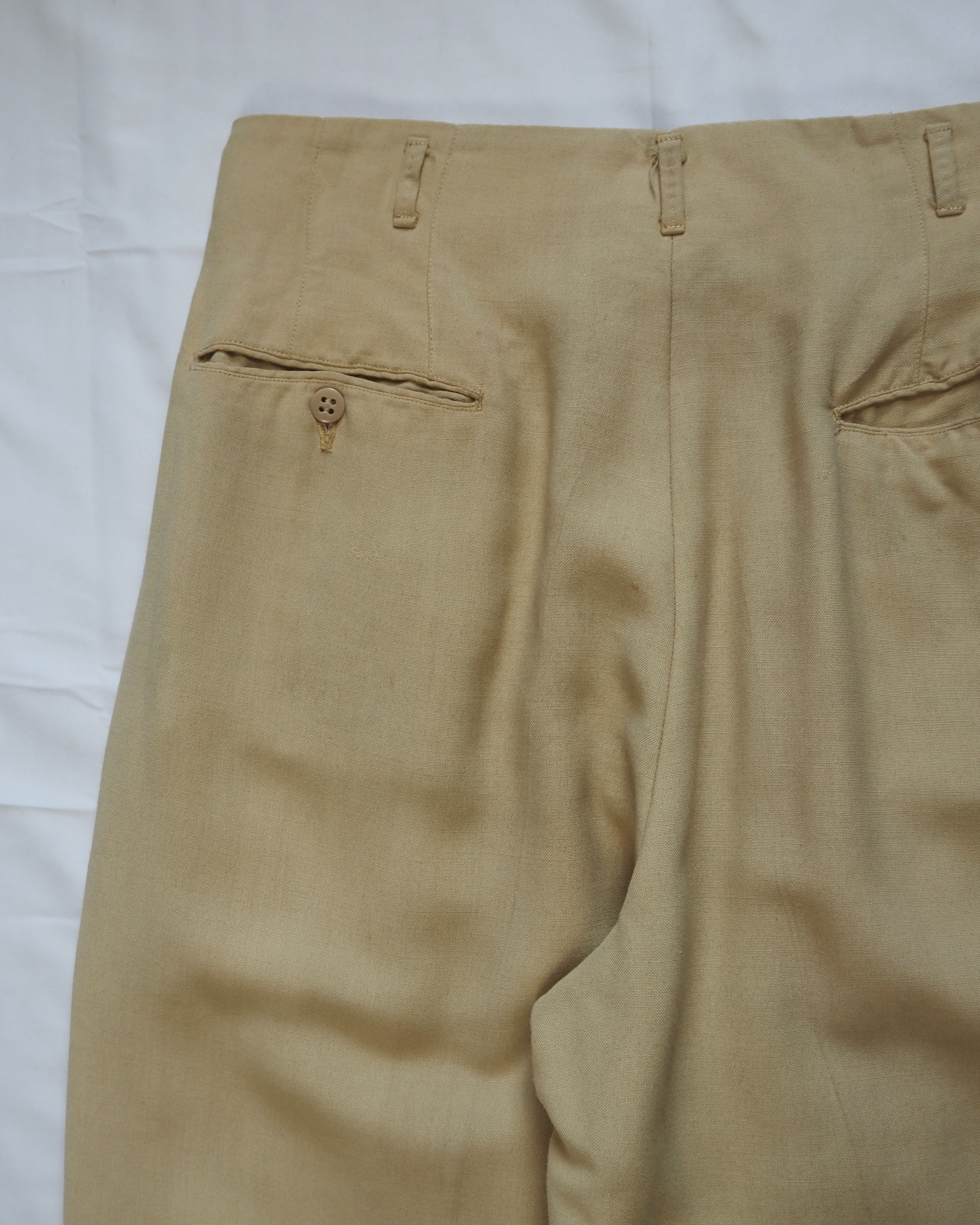 【VCM入荷】50’s ウールスラックス イエロー の画像 15