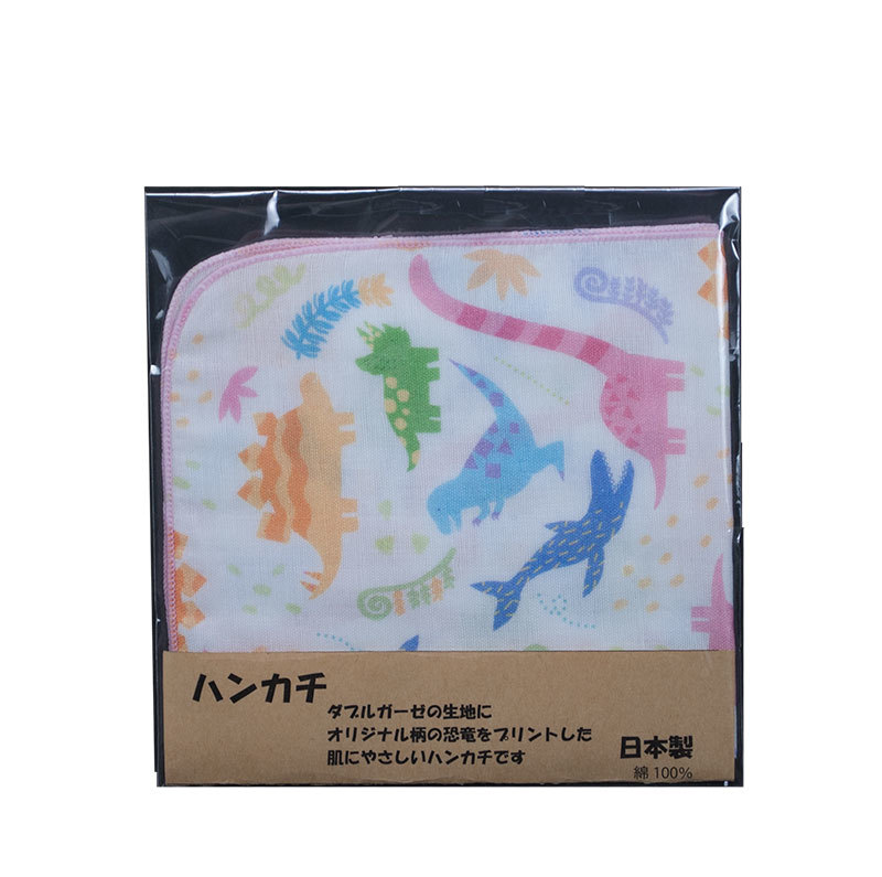 恐竜プリントガーゼハンカチ K3 Han 恐竜グッズ通販ショップ Chamaryu