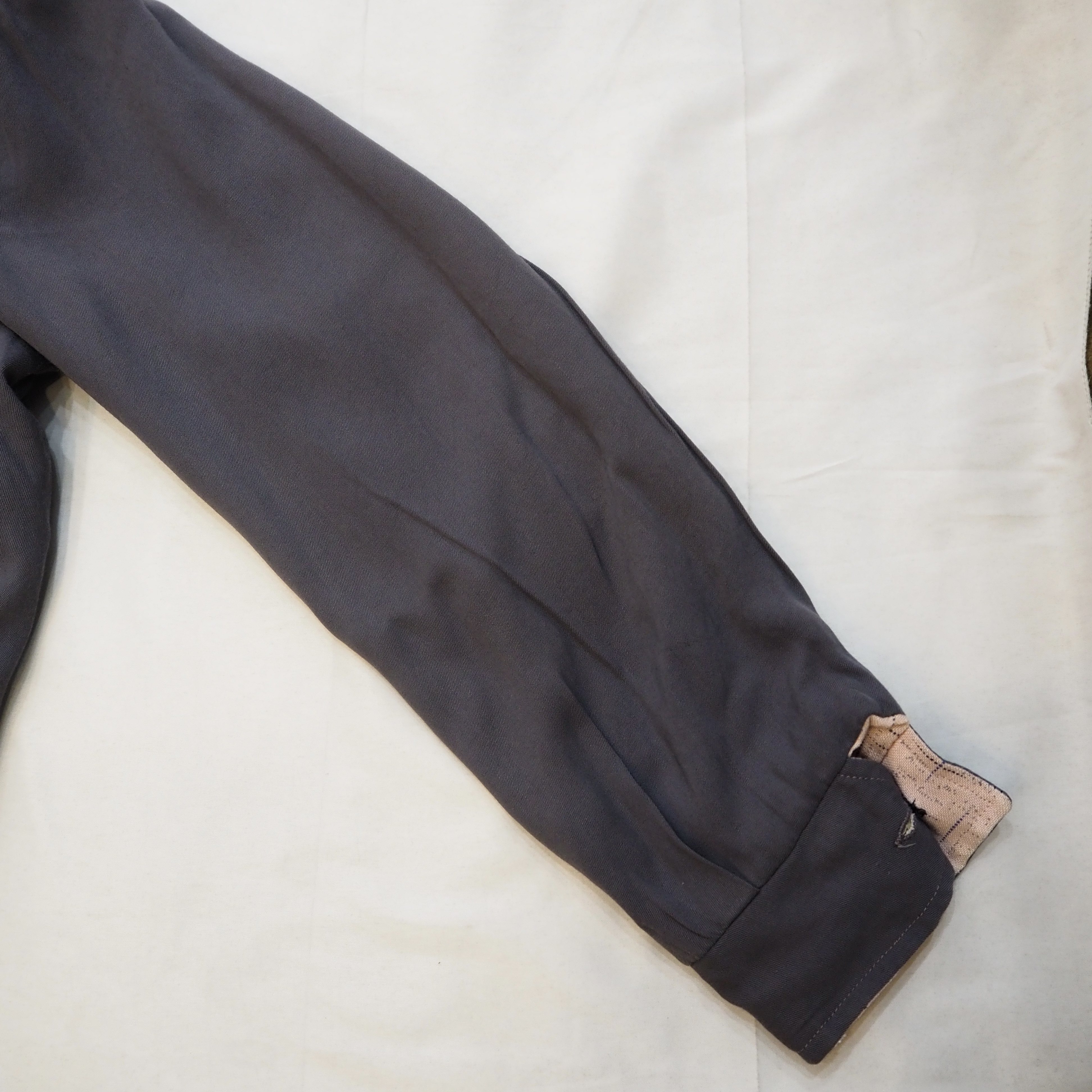 50’s Rayon Gab Jacket Pink & Gray の画像 18