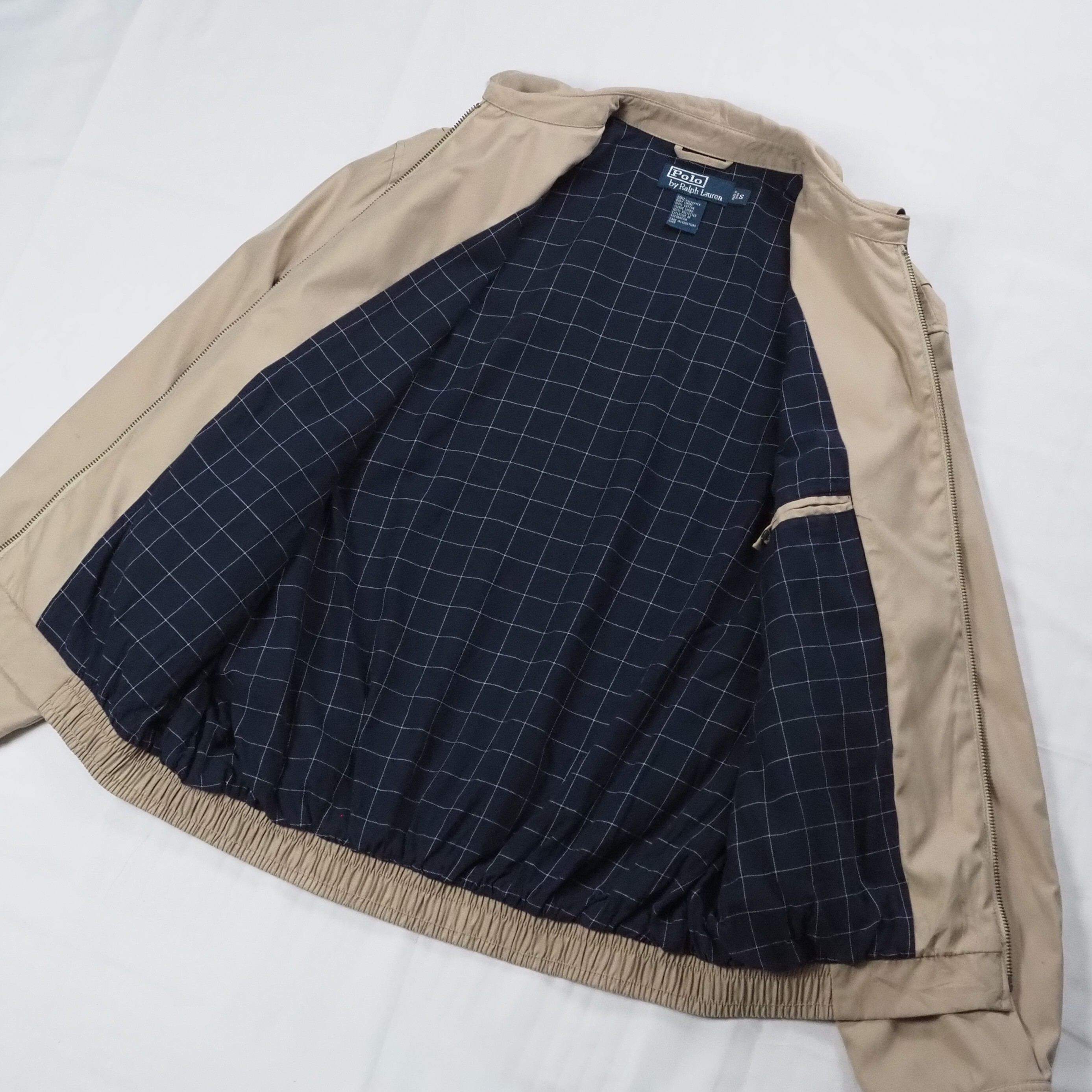 90's Ralph Lauren スイングトップ ベージュ Sサイズ の画像 13