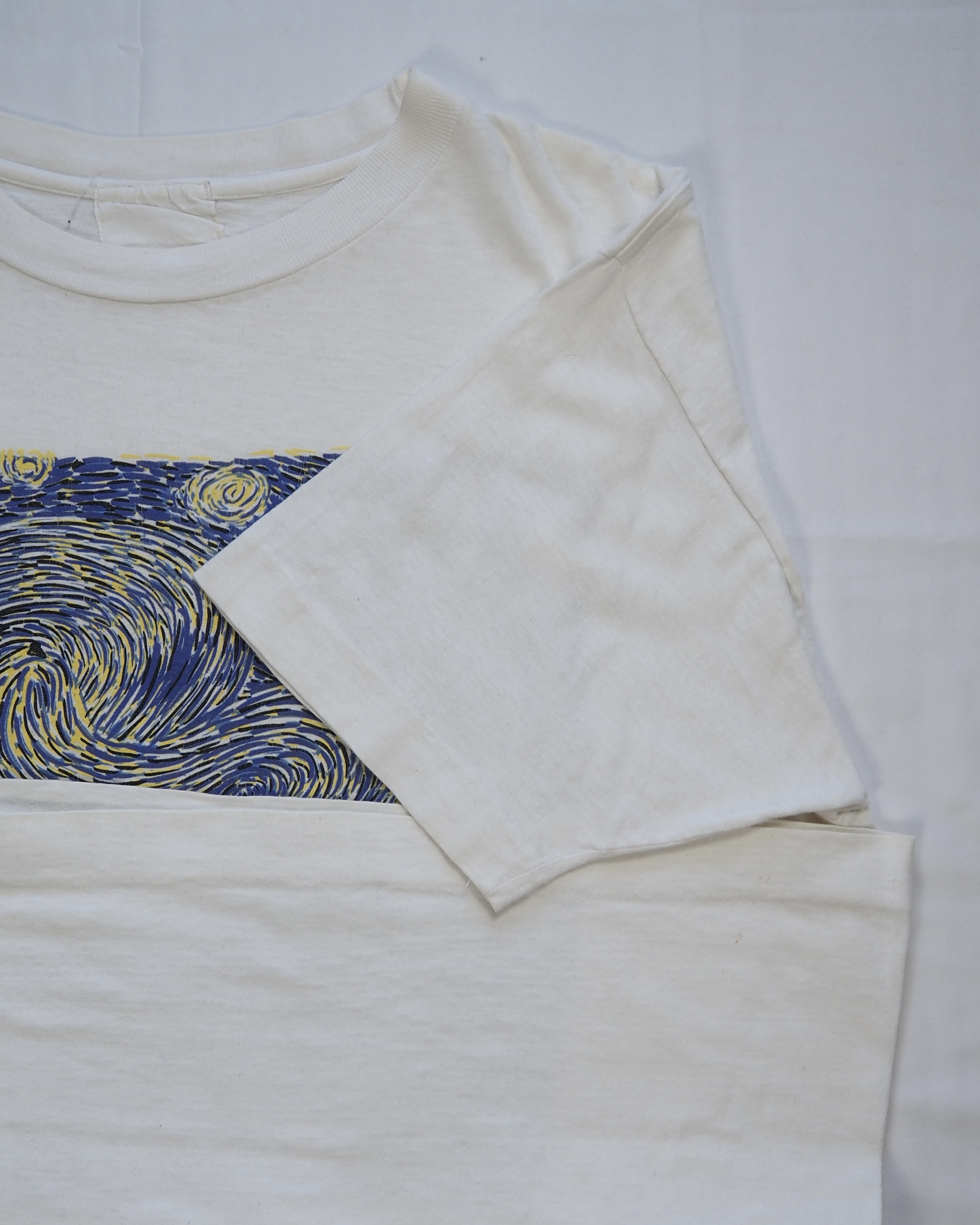【VCM入荷】90’s アートTシャツ ゴッホ 星月夜 の画像 12