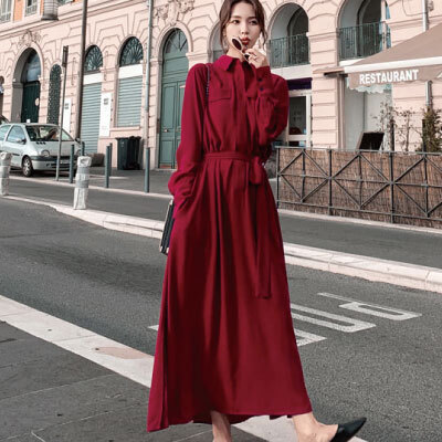 レトロ シャツワンピース ロング丈 マキシワンピース レディース 春 秋 冬 サファリ 赤 ワイン 長袖 フレアスカート 無地 ロングワンピース マキシ丈 クラシカル シック 大人 きれいめ プチプラレディースファッション通販 Yboueki レトロ シャツワンピース ロング丈 マキシワンピース レディース 春 秋 冬 サファリ 赤 ワイン 長袖 フレアスカート 無地 ロングワンピース マキシ丈 クラシカル シック 大人 きれいめ プチプラレディースファッション通販 Yboueki