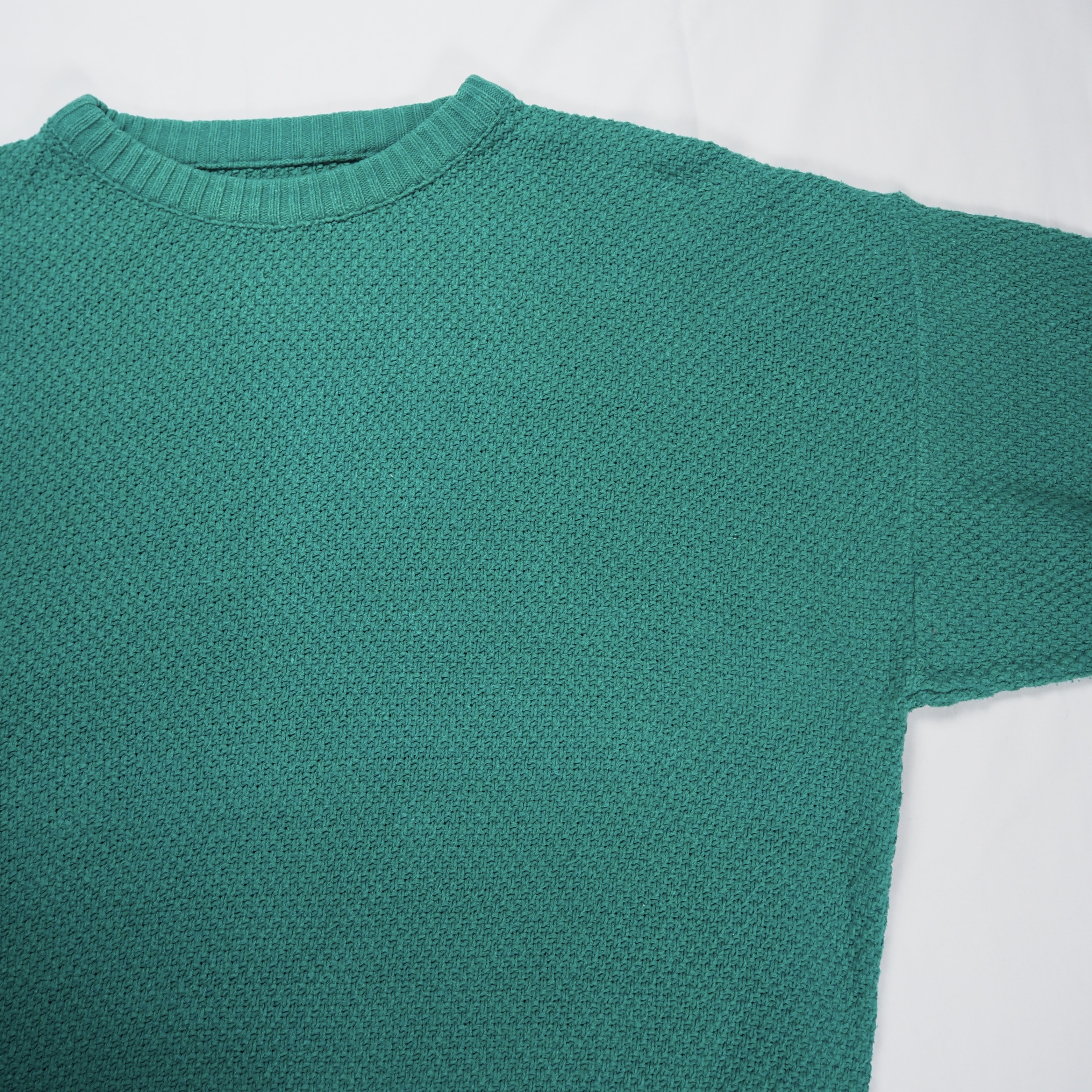 90’s コットンニット グリーン の画像 4