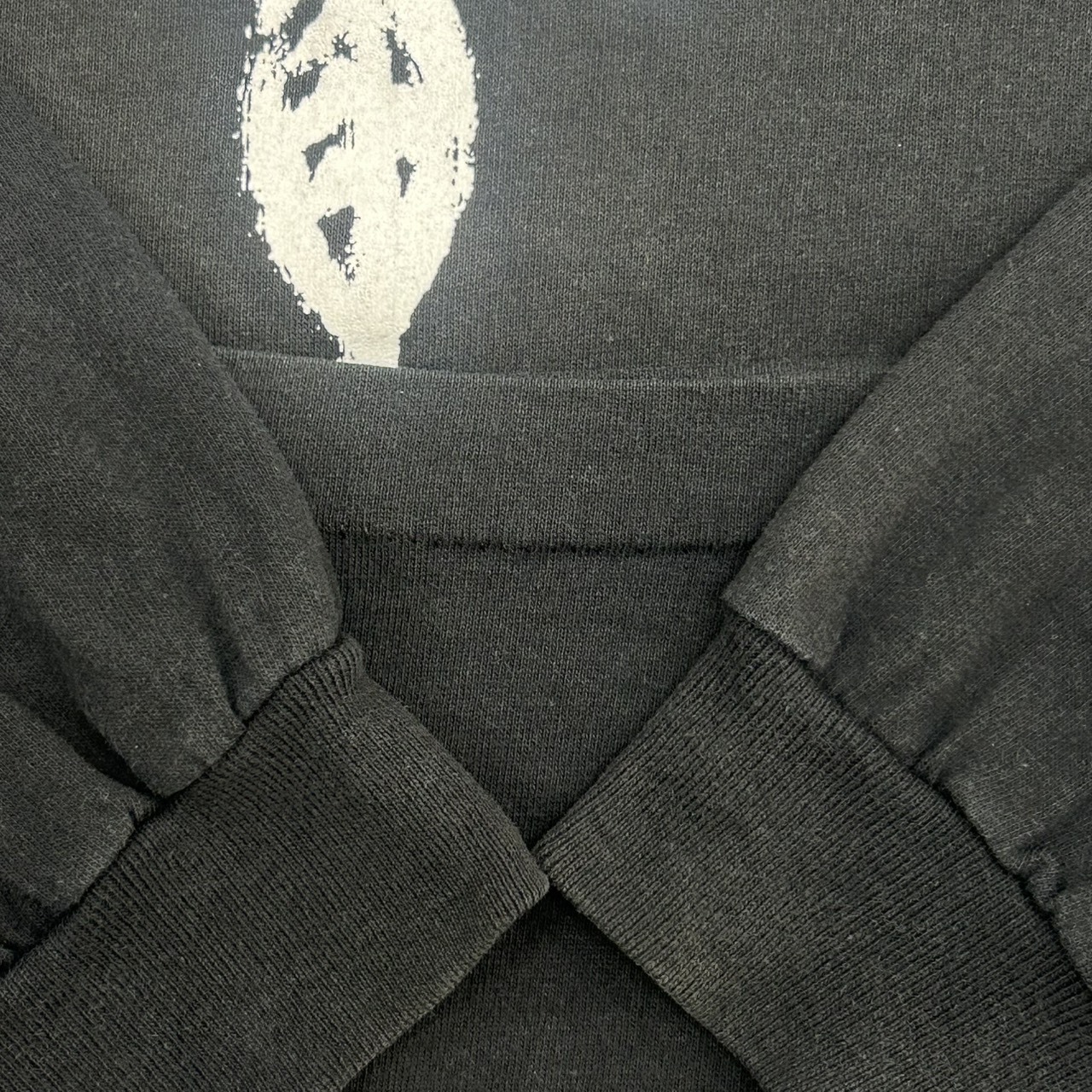 90s ROLLING STONES Voodoo Lounge Tour Cross Graphic Long Sleeve T-Shirt Black XL の画像 8