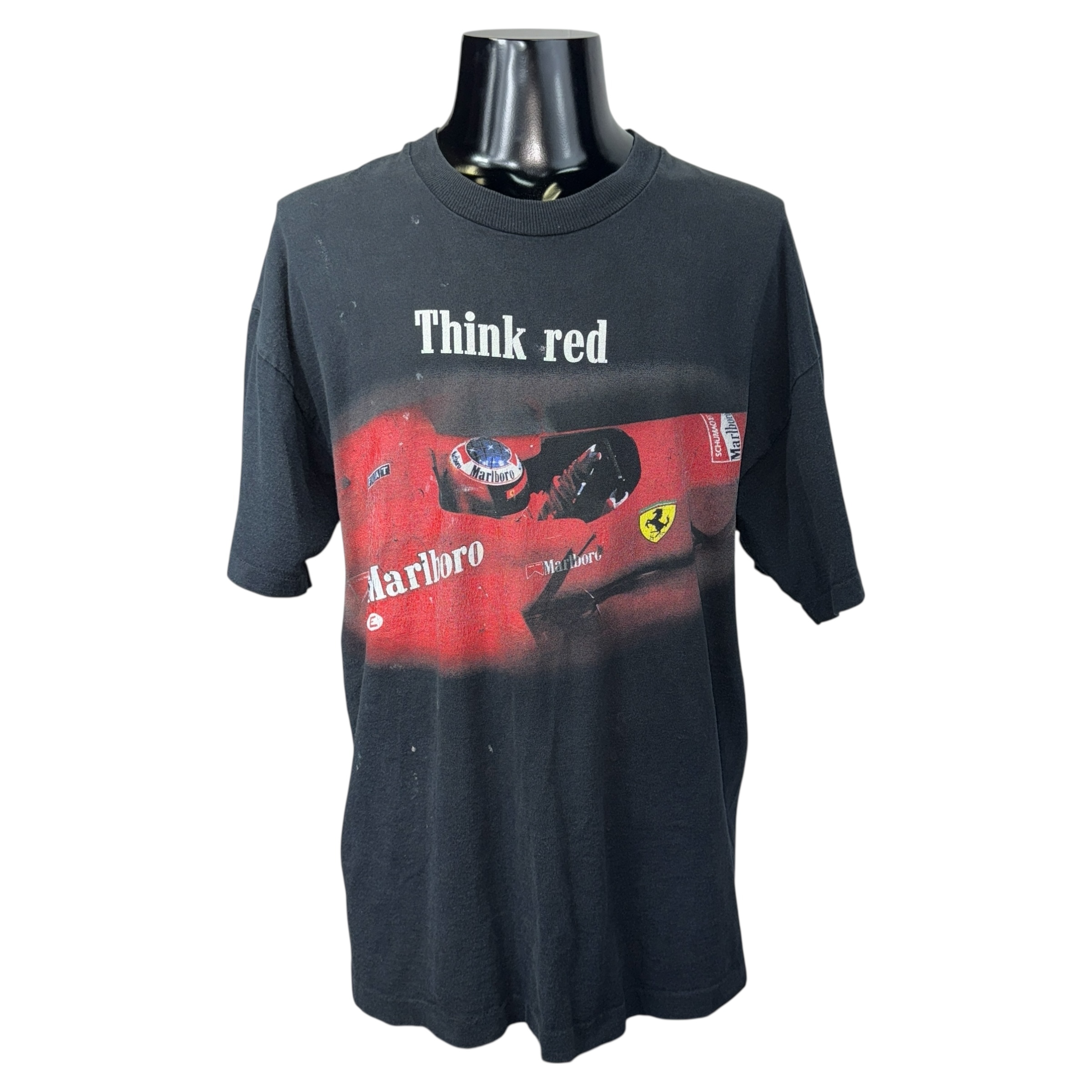 【Marlboro】マルボロ THINK RED SPA-FRANCORCHAMPS ’96 Vintage Tシャツ XL