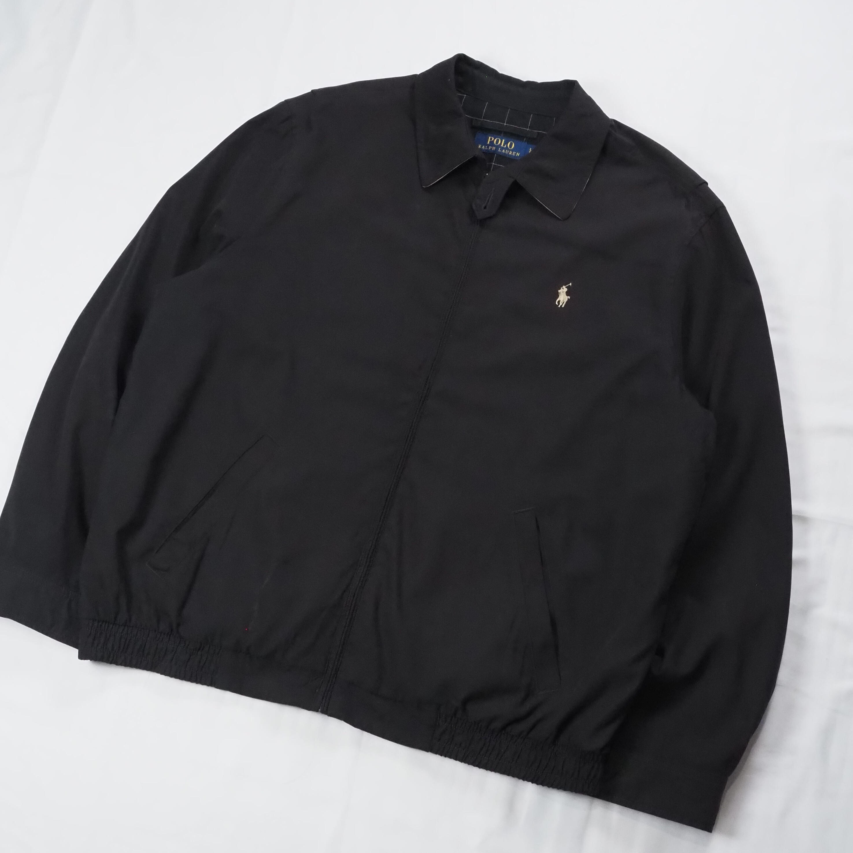 00's Ralph Lauren スイングトップ ブラック Lサイズ の画像 2