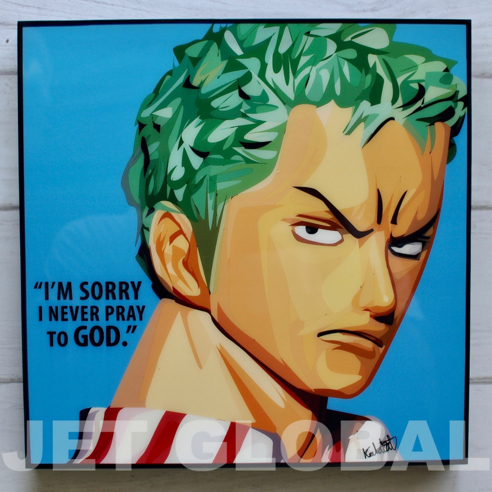 ワンピース ゾロ One Piece Zoro Ver 1 サイズ 26cm Papa Op0004 ポップアートパネル フレーム公式通販サイト 商品数1000点超え
