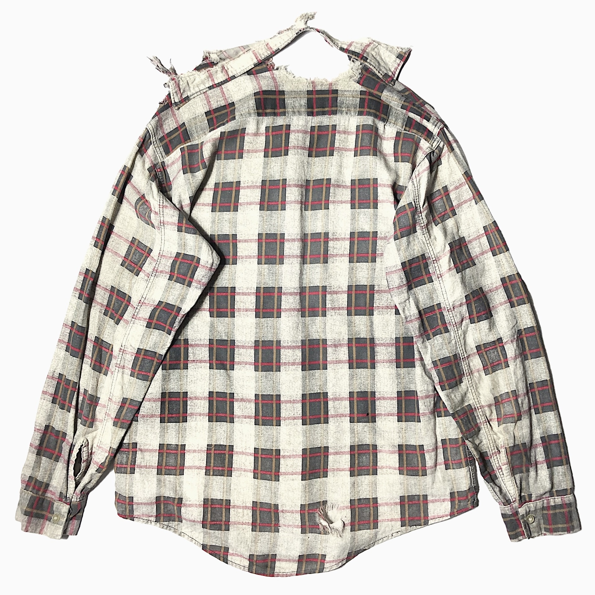 Vintage 60〜70's【BRENT】Grunge Print Flannel Shirt の画像 2