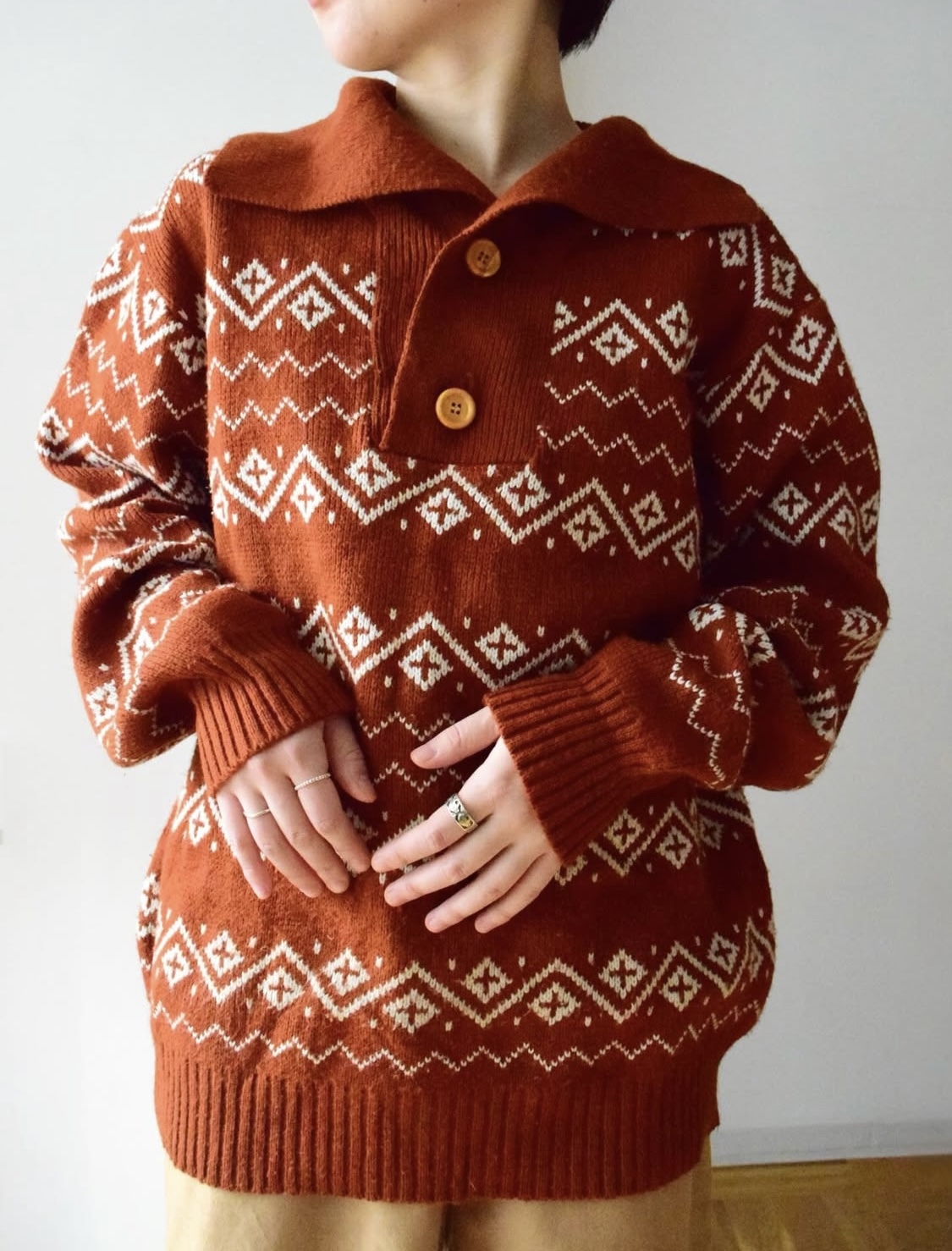〜1980s Rich man BROTHERS Sweater の画像 4