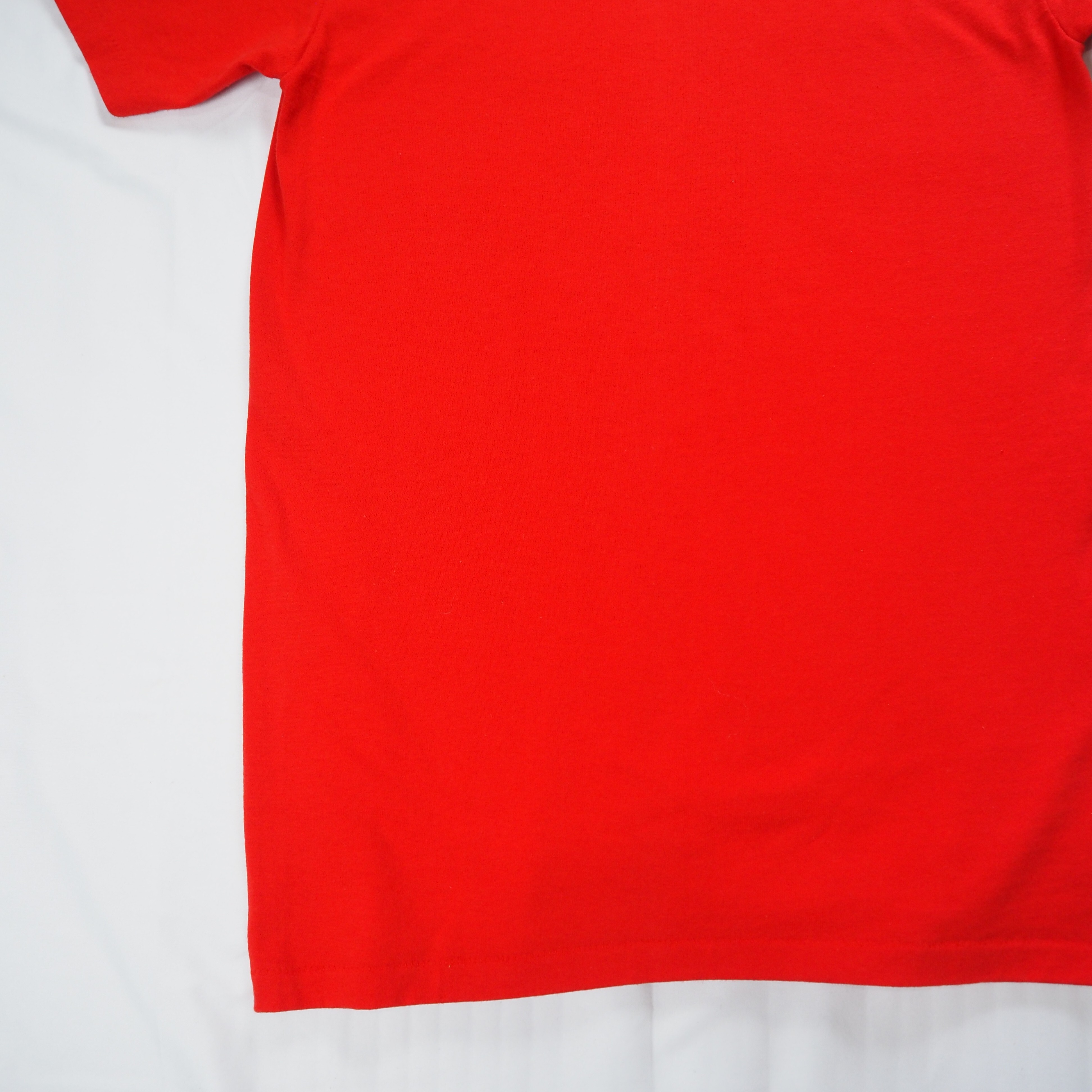 90's ONEITA プリントTシャツ オールドイングリッシュ レッド Sサイズ の画像 14