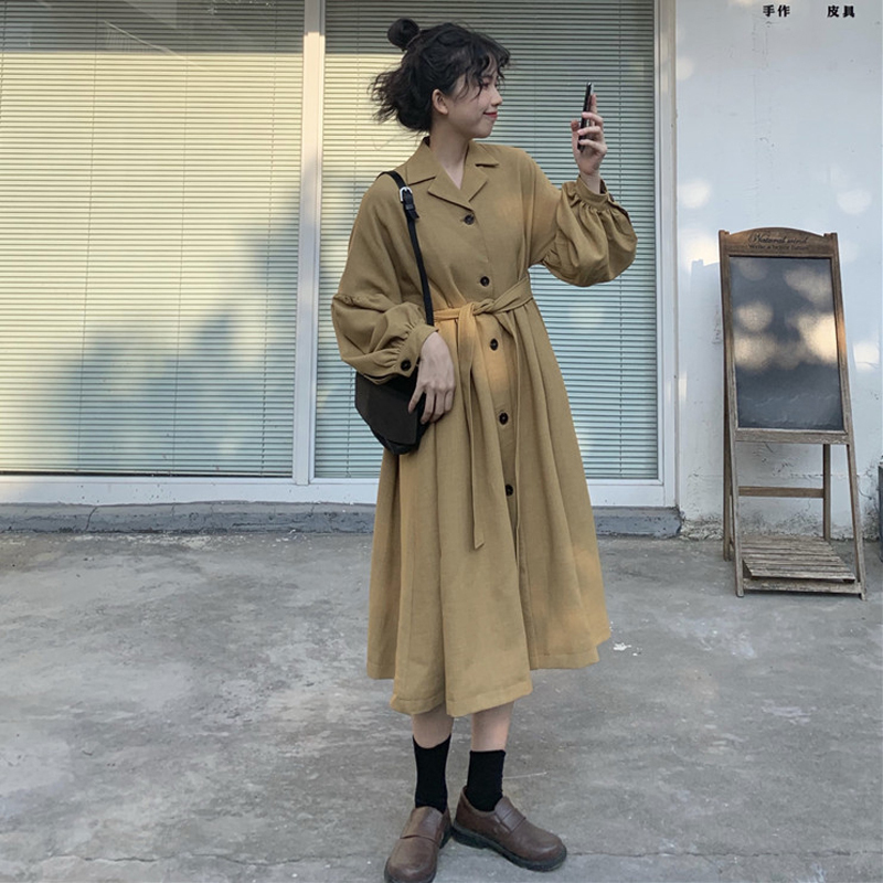 安いショップ アウター コート トレンチコート 膝下 ミモレ ミモレ丈 ミディアム丈 袖あり 長袖 ボリューム袖 純正店舗 Ssl Daikyogo Or Jp